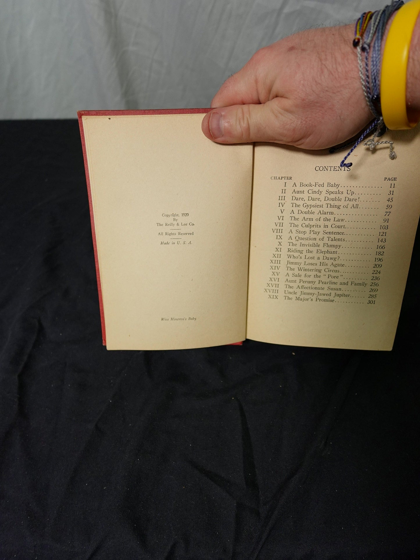 Miss Minerva's Baby Emma Speed Sampson 1920 Hardcover