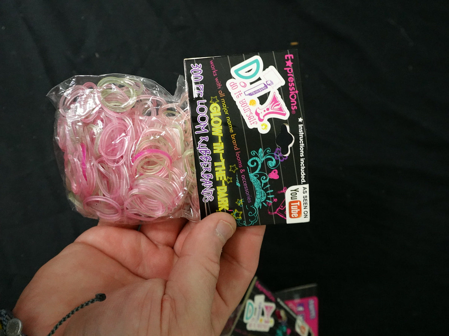 Expressions DIY Glow in the Dark Loom Rubber Bands 300 Count