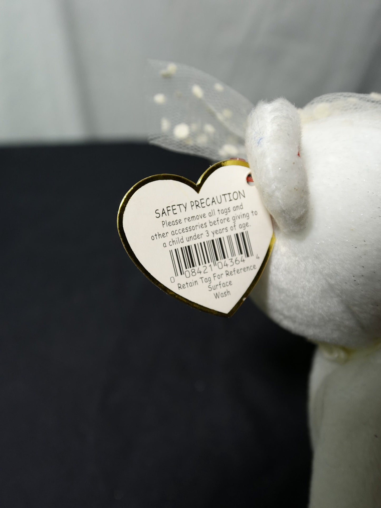 TY Inc Mrs. the Bride Bear Polyester Fiber Plush Toy