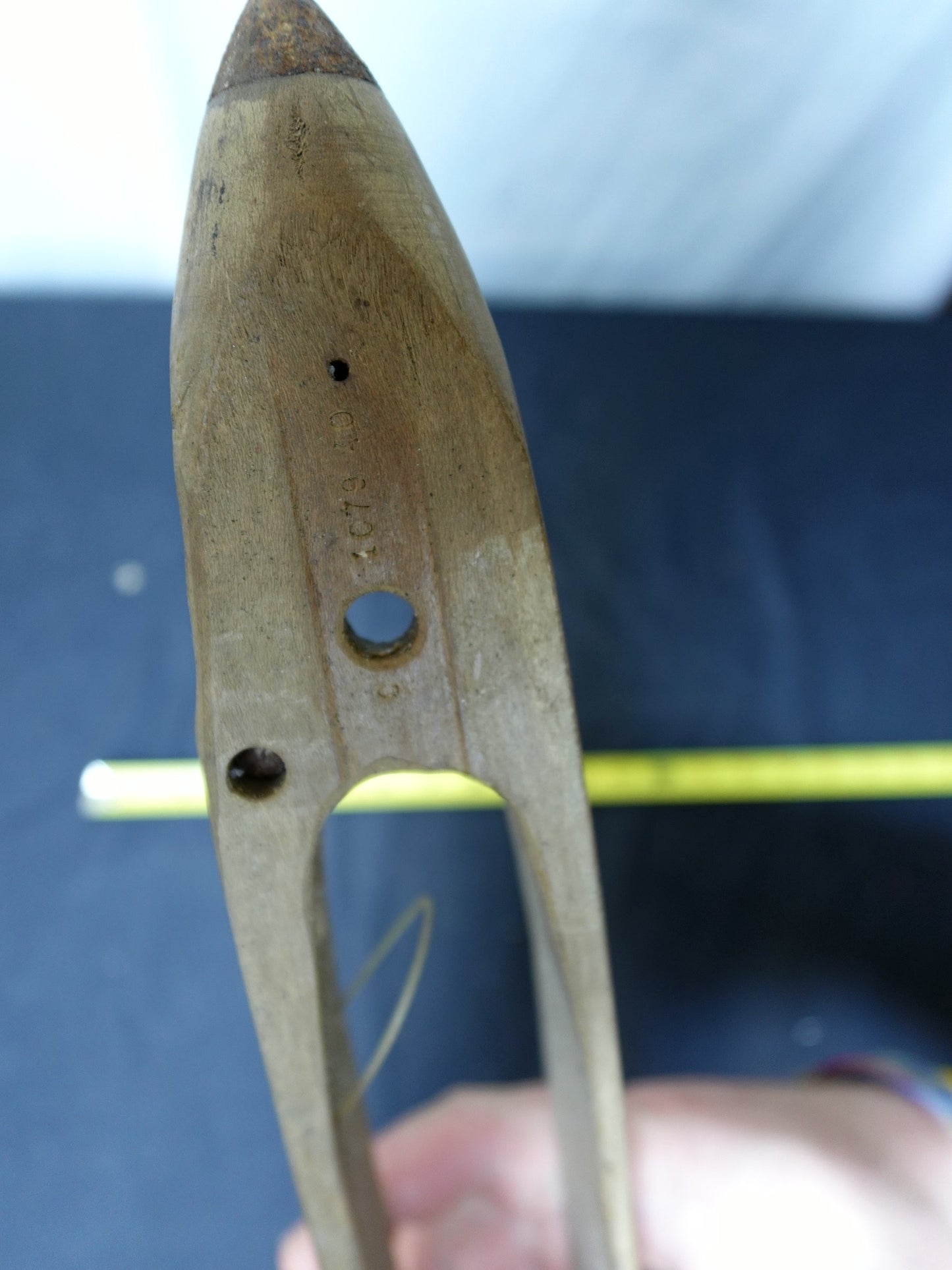 Vintage Wooden Loom Shuttle