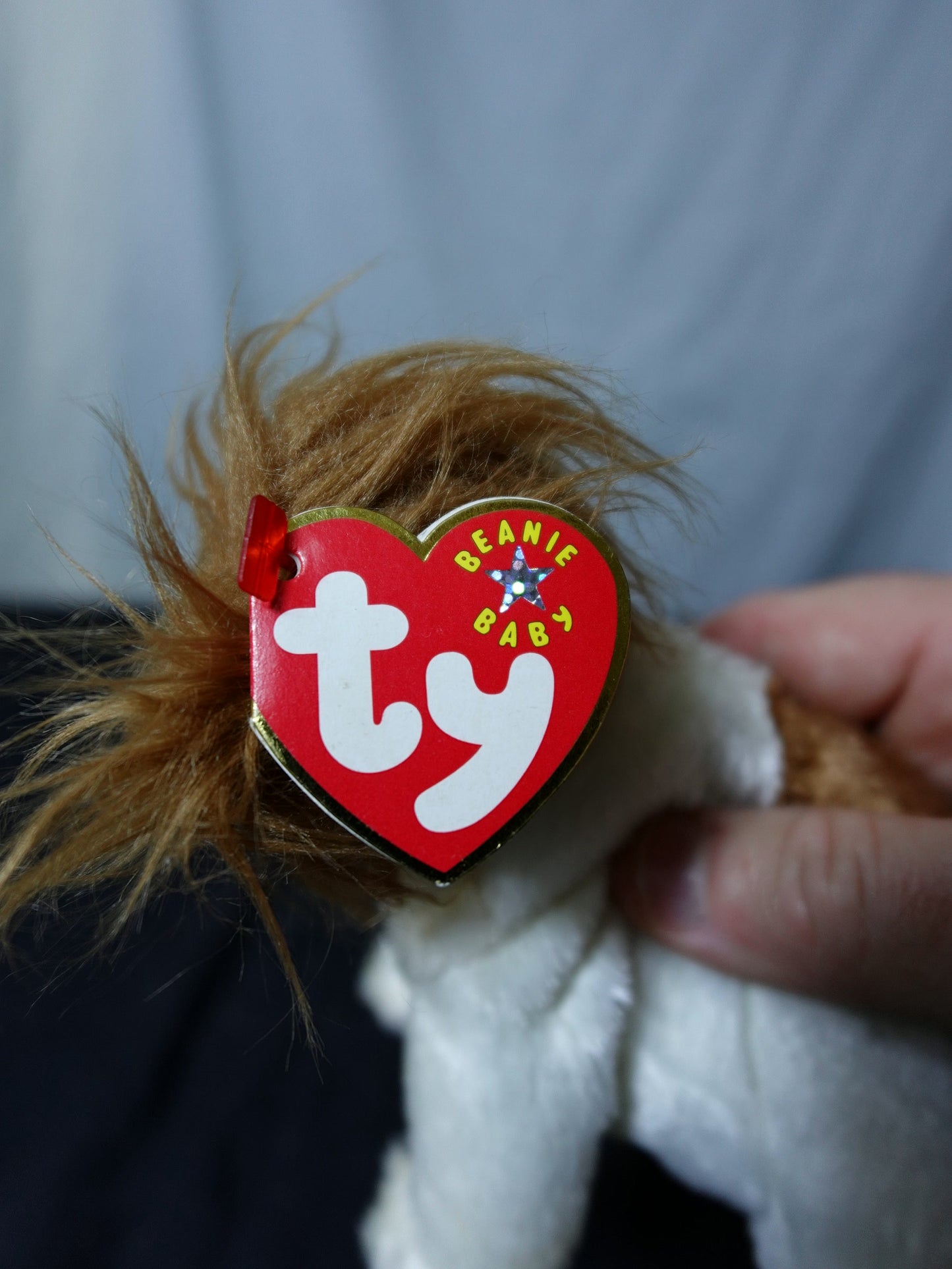 Ty Beanie Baby Regal Dog Plush Toy