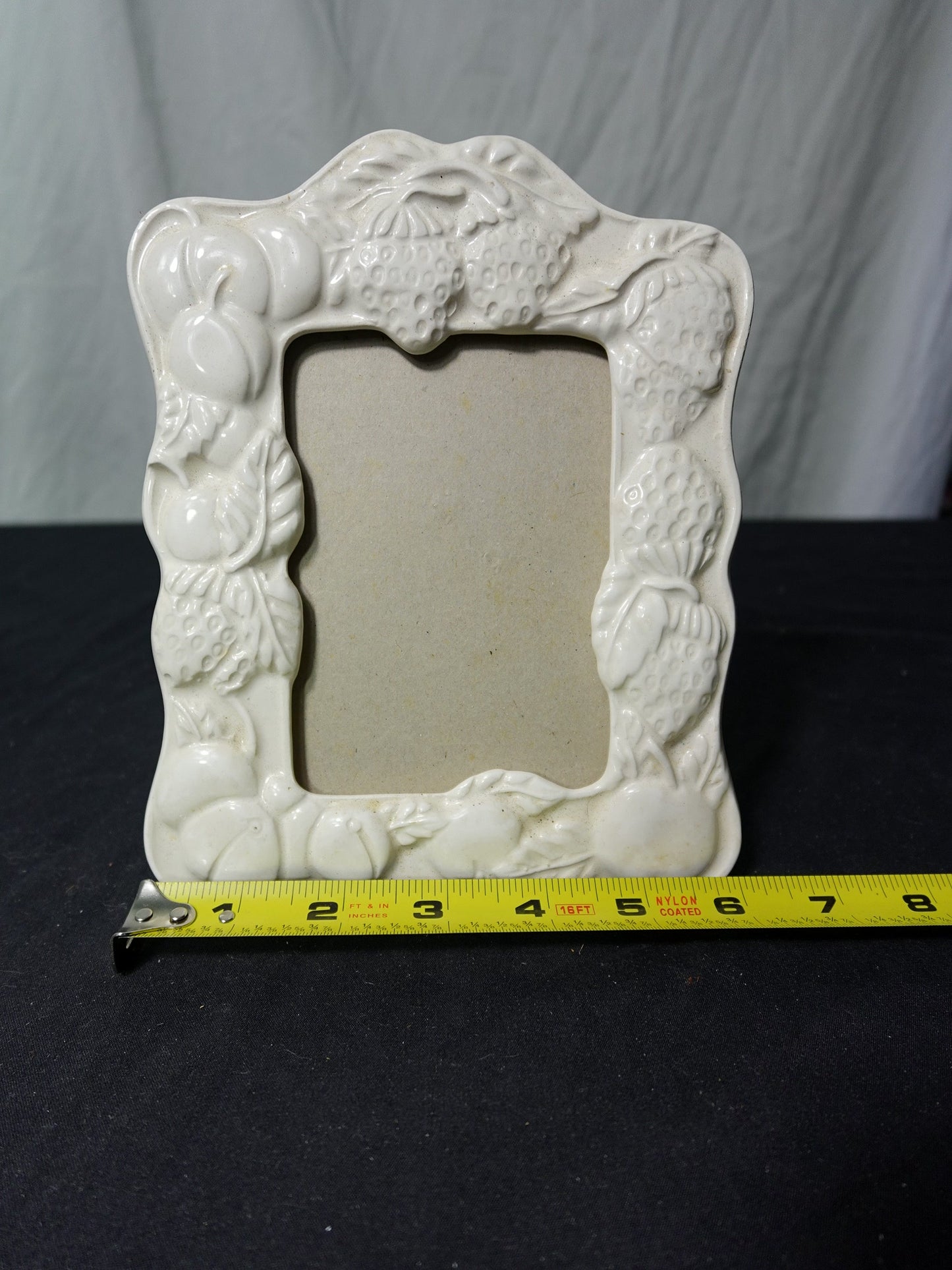 Ceramic Picture Frame with Fruit Design
