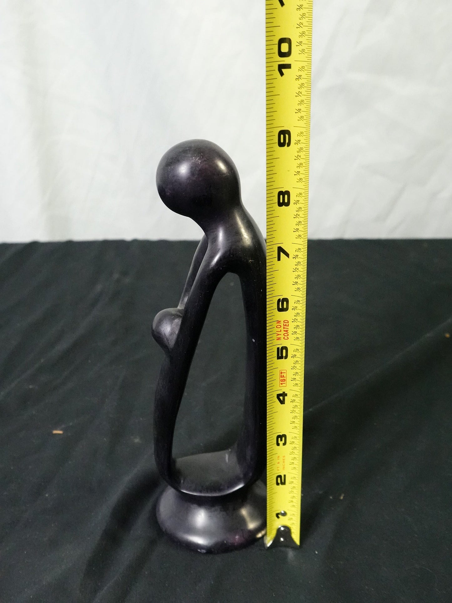 Hand Carved Soapstone Mother and Child Sculpture