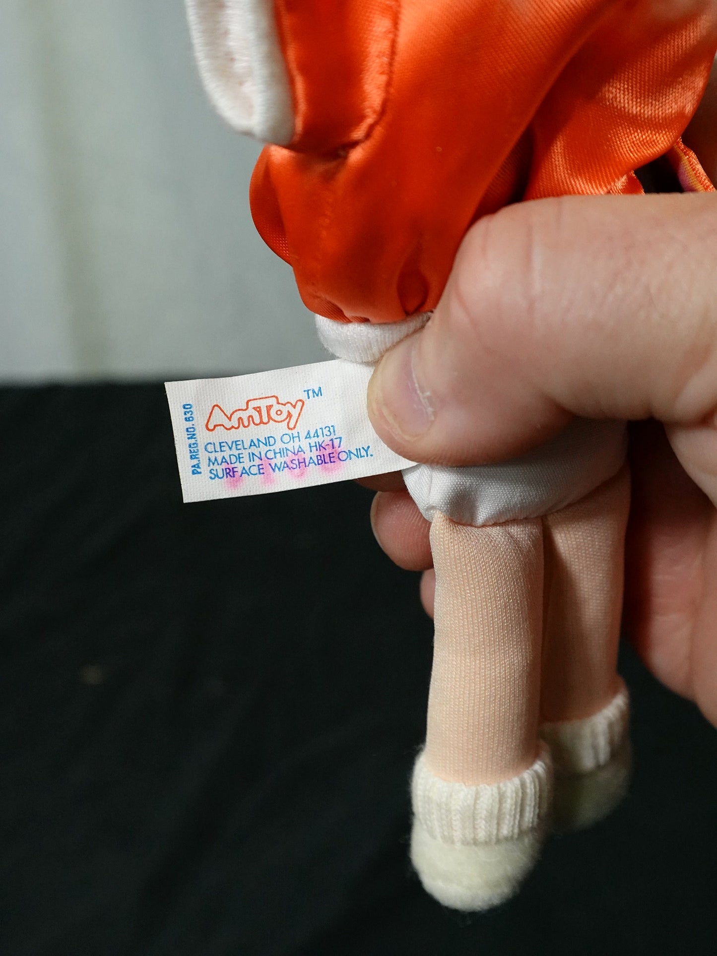 Vintage 1987 AmToy Little Wishes Baseball Player Doll 8