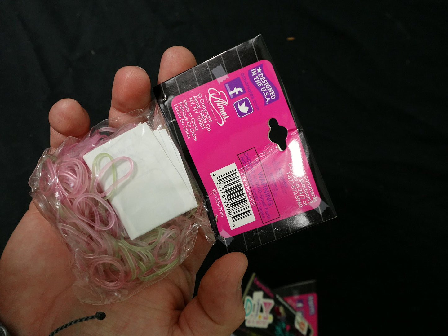Expressions DIY Glow in the Dark Loom Rubber Bands 300 Count