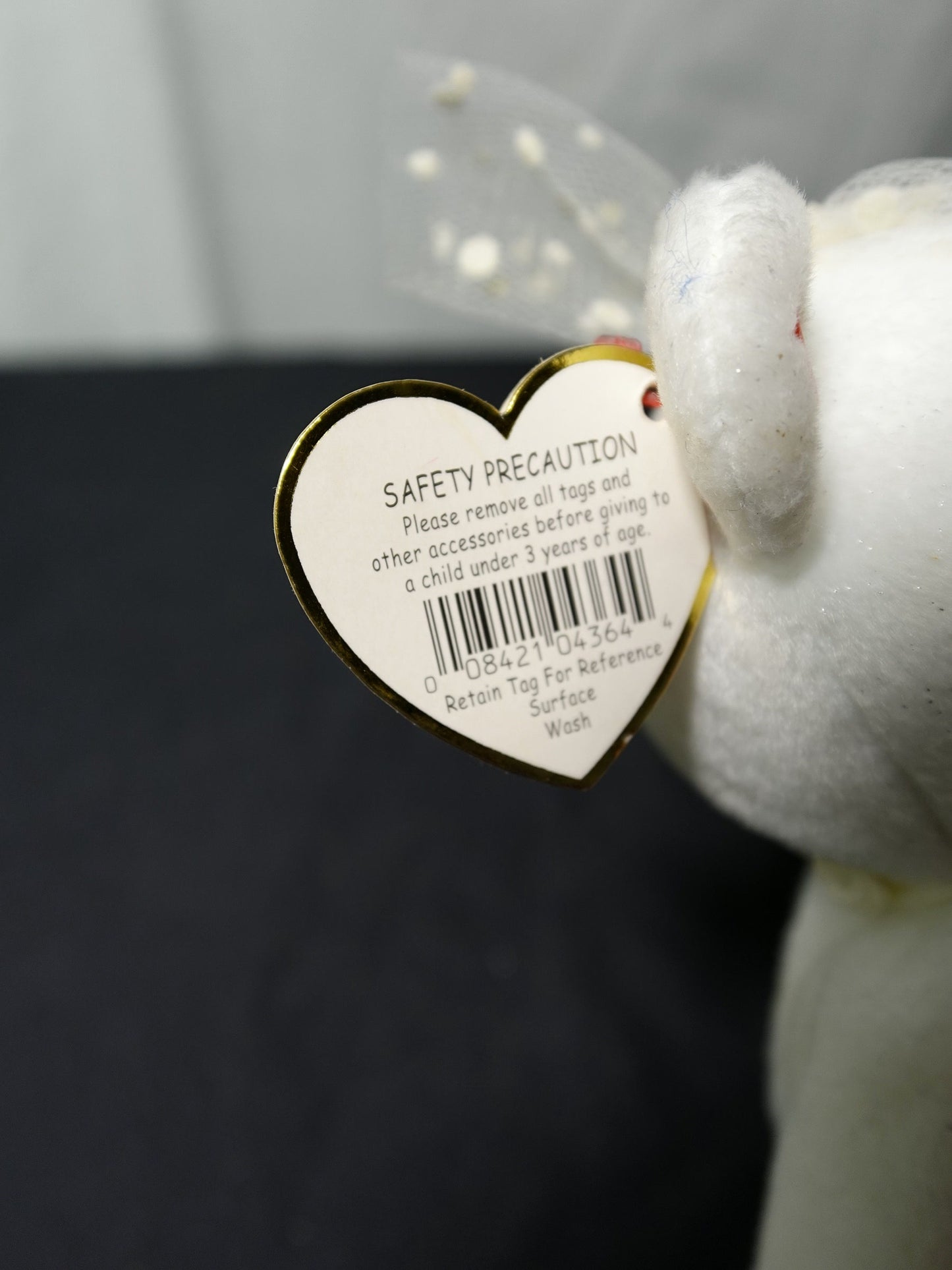 TY Inc Mrs. the Bride Bear Polyester Fiber Plush Toy