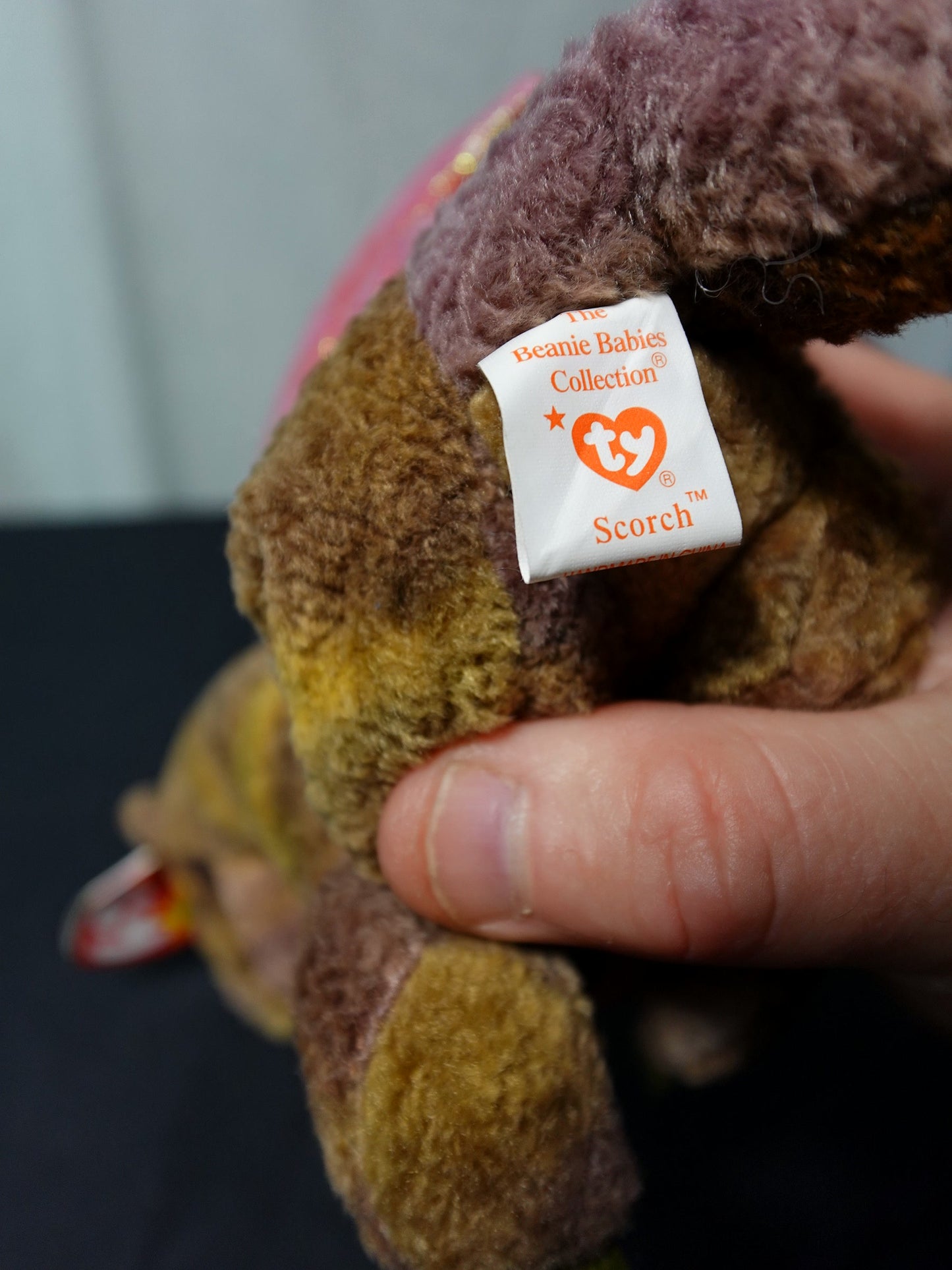Ty Beanie Baby Scorch Dragon Plush Toy