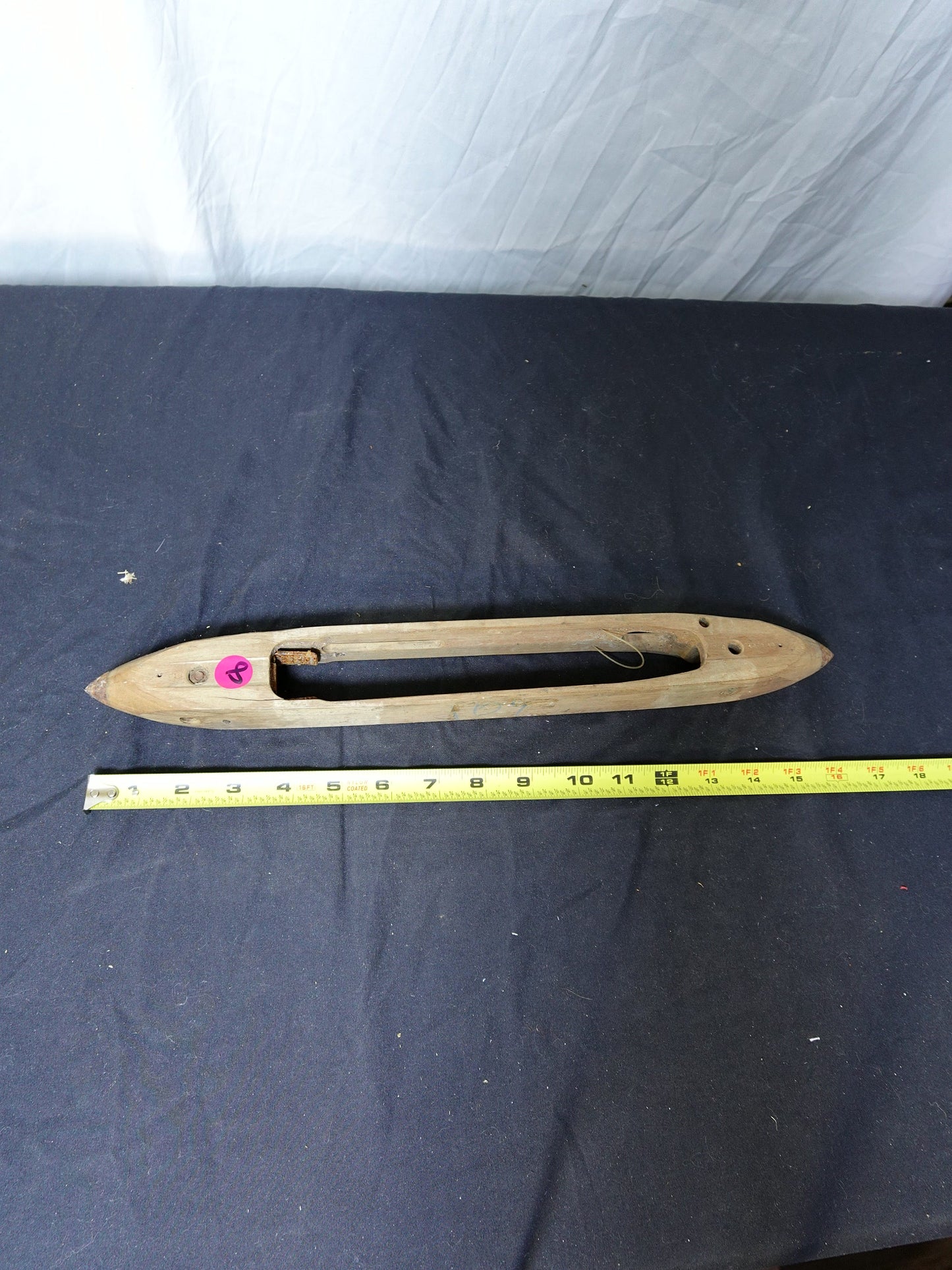Vintage Wooden Loom Shuttle