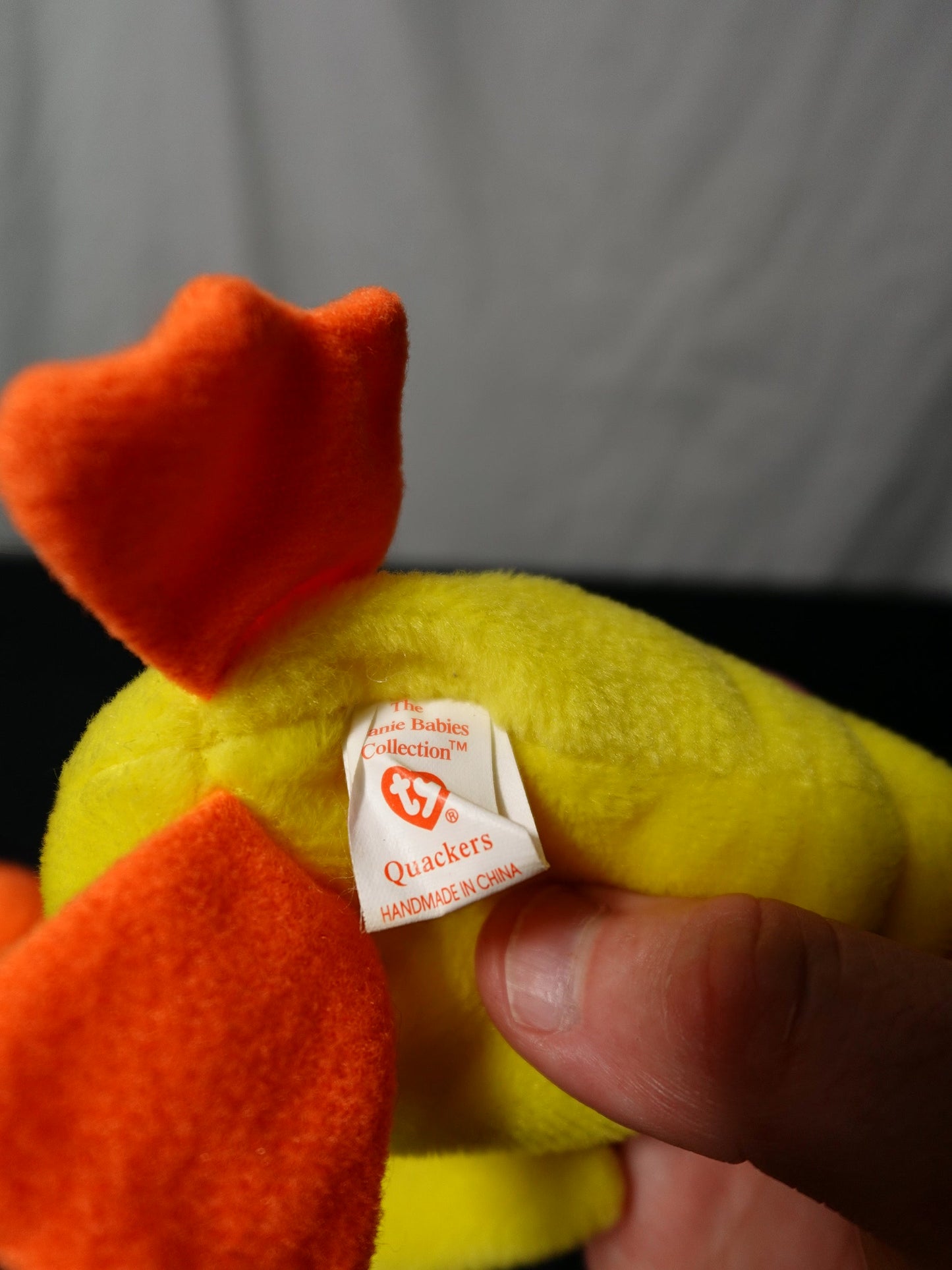 Ty Beanie Babies Quackers Duck Plush Toy