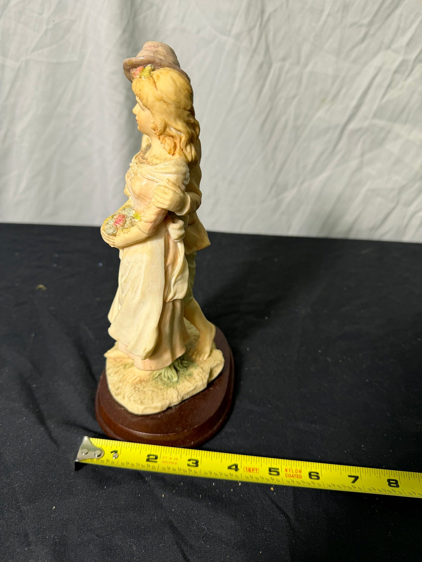Vintage Satsuma Ceramic Couple Figurine