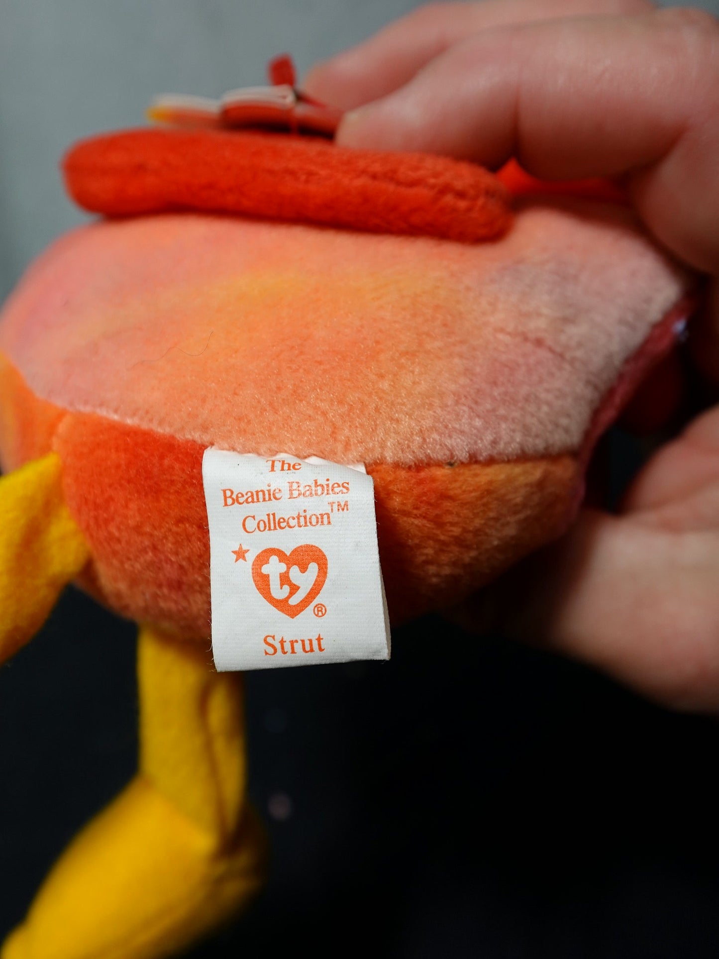 Ty Beanie Baby Strut Rooster Plush Toy