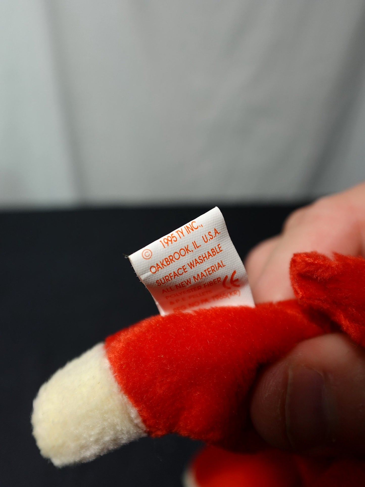 Ty Beanie Baby Snort Red Bull Plush Toy