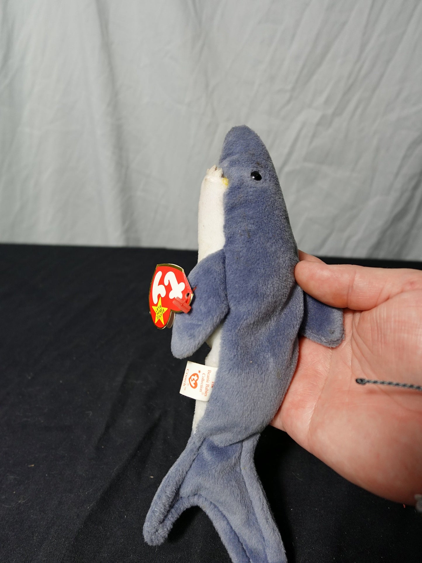 Ty Beanie Babies Crunch Shark Plush Toy