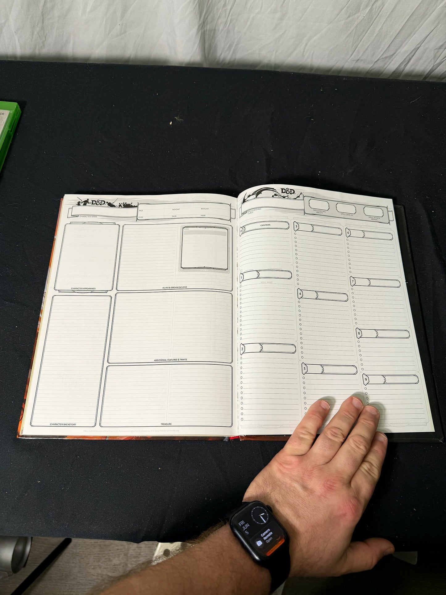 Wizards of the Coast Player's Handbook 5th Edition First Printing Book