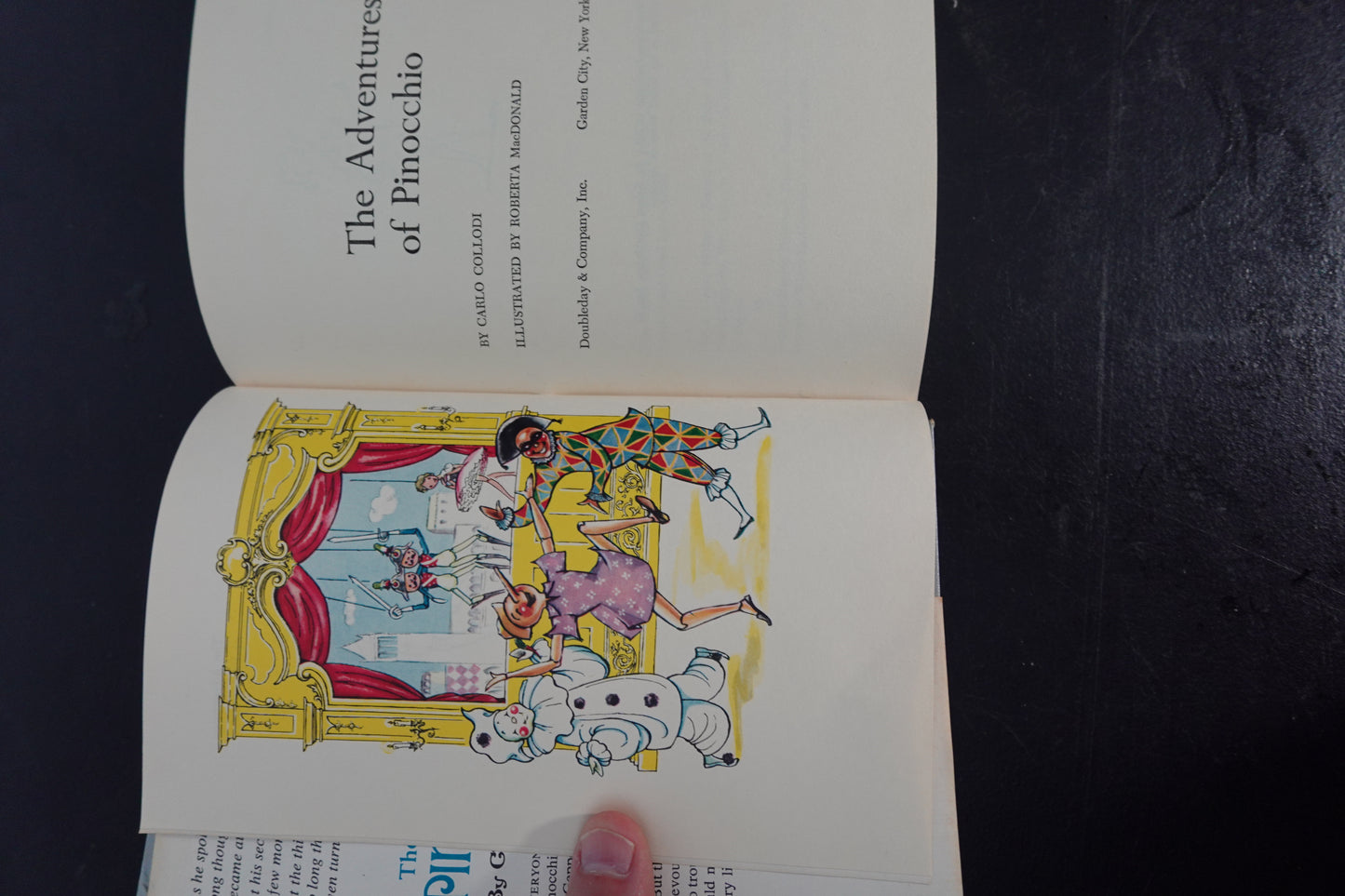Carlo Collodi The Adventures of Pinocchio Book Club Edition Book