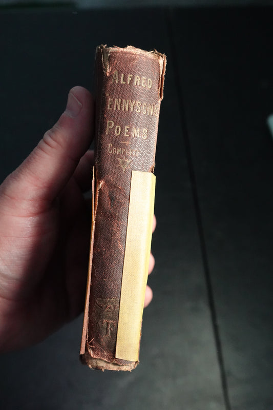 Antique The Poetical Works of Alfred Tennyson Diamond Edition Book Ticknor and Fields 1866