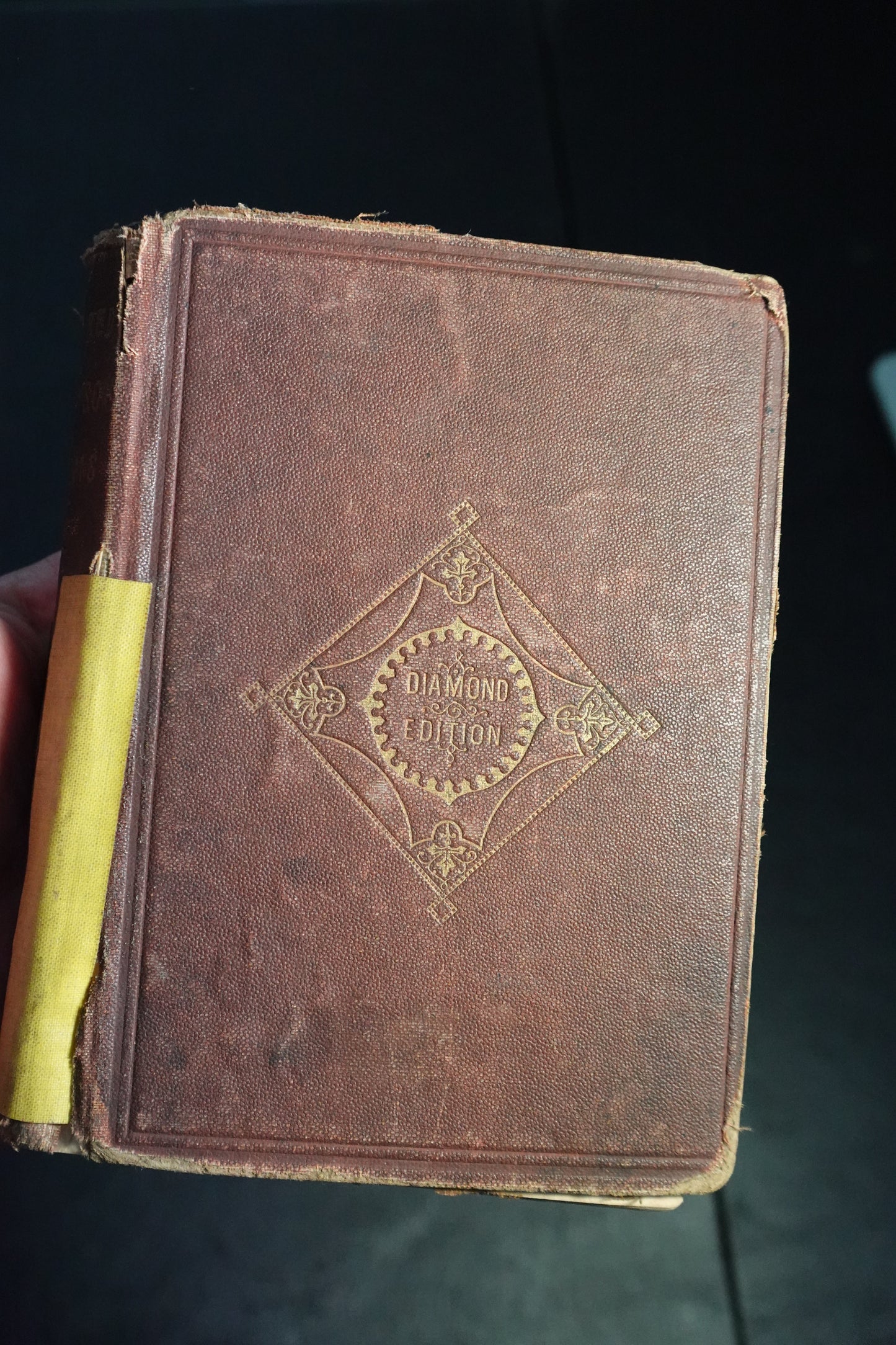 Antique The Poetical Works of Alfred Tennyson Diamond Edition Book Ticknor and Fields 1866