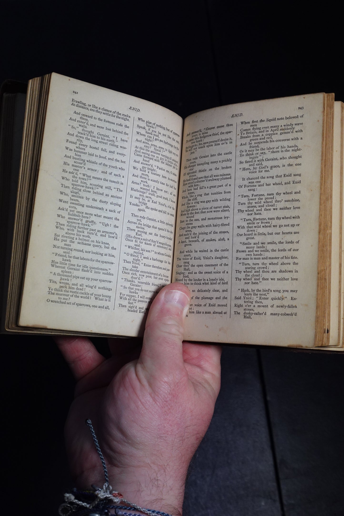 Antique The Poetical Works of Alfred Tennyson Diamond Edition Book Ticknor and Fields 1866
