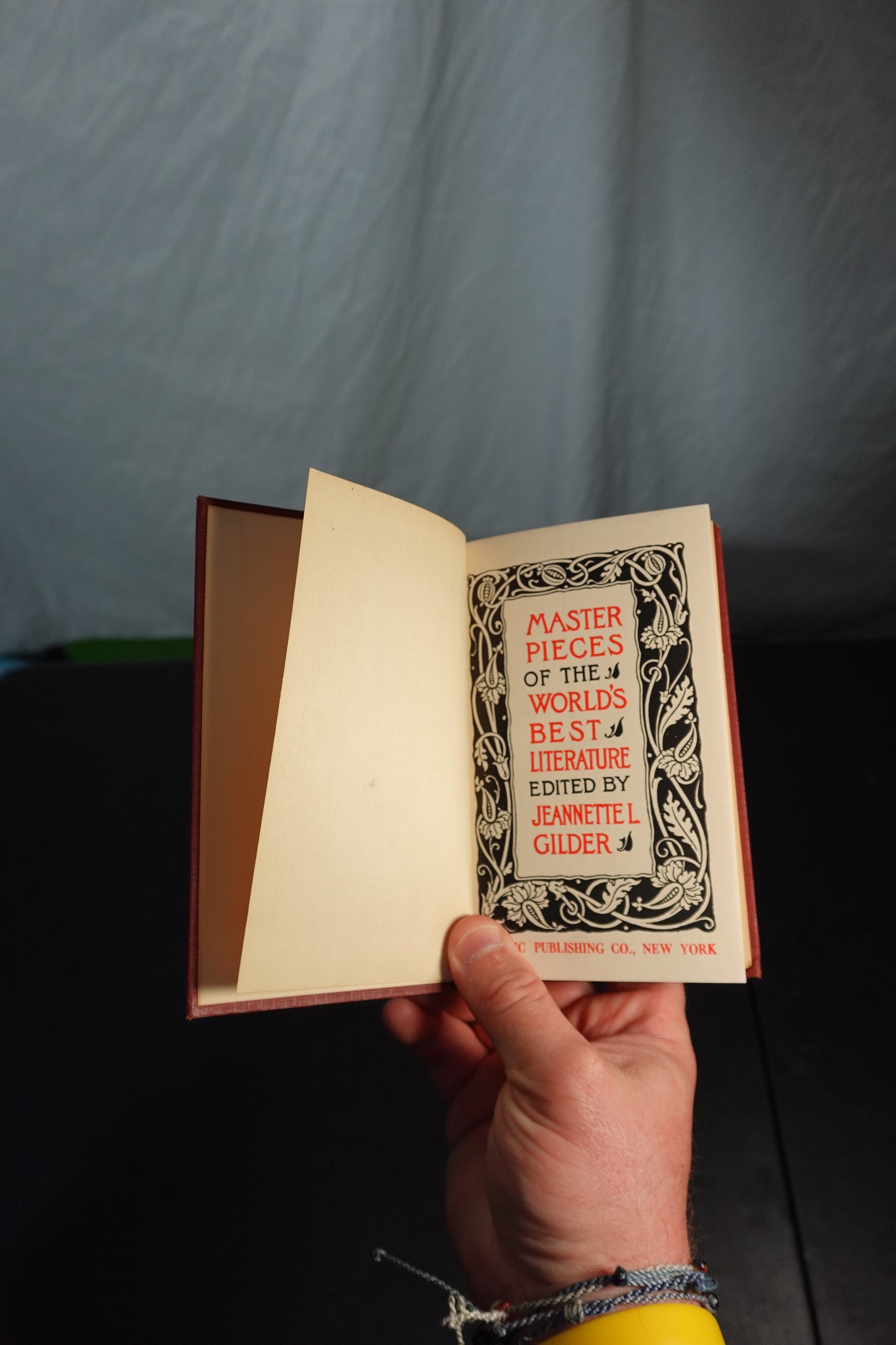 Masterpieces of the World's Best Literature Edited by Jeannette Gilder Hardcover Book 1900