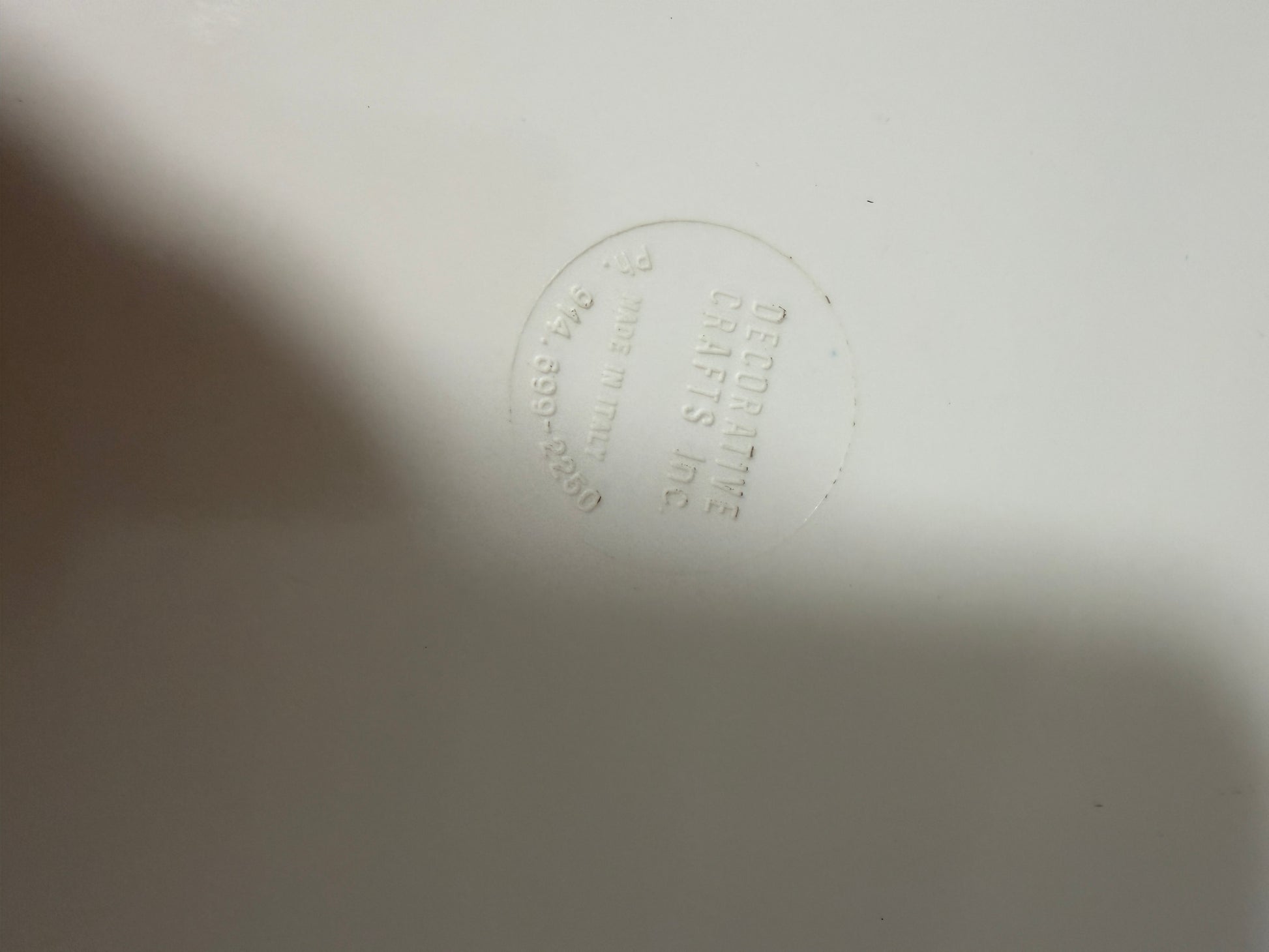 Decorative Crafts Inc Melamine Trinket Tray Made in Italy - Lovers Walking in the Snow - photo 3