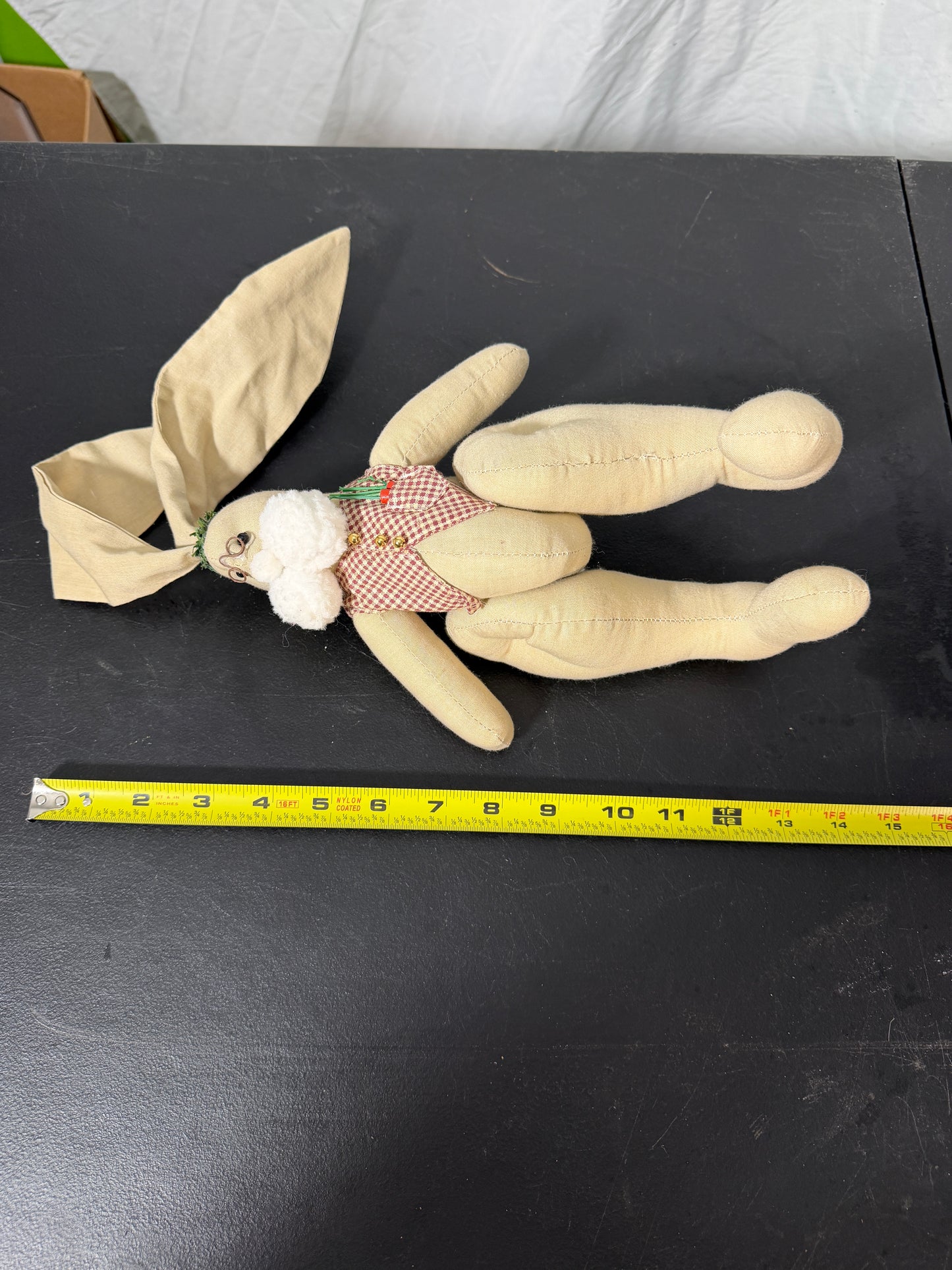Wangs International Inc. Gram Pie Fabric Bunny Rabbit Doll Stuffed Animal - photo 3