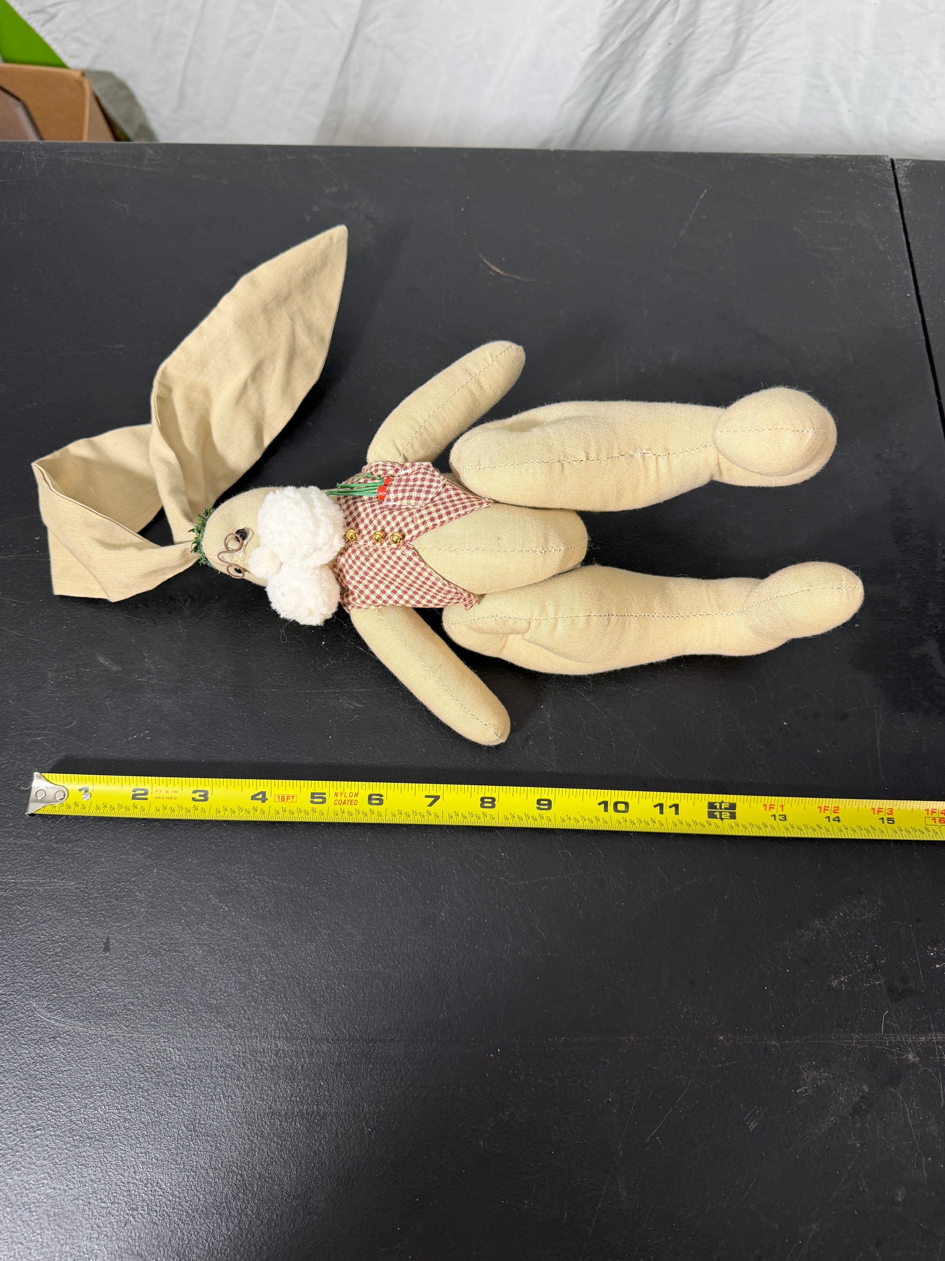 Wangs International Inc. Gram Pie Fabric Bunny Rabbit Doll Stuffed Animal - photo 3