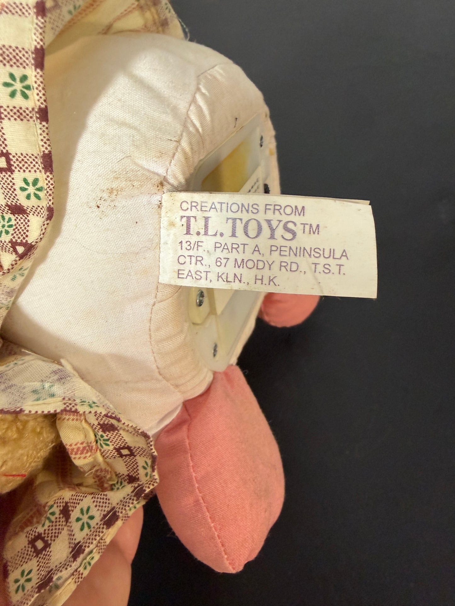 T L Toys Vintage Plush Easter Bunny Rabbit 10-Inch - photo 3