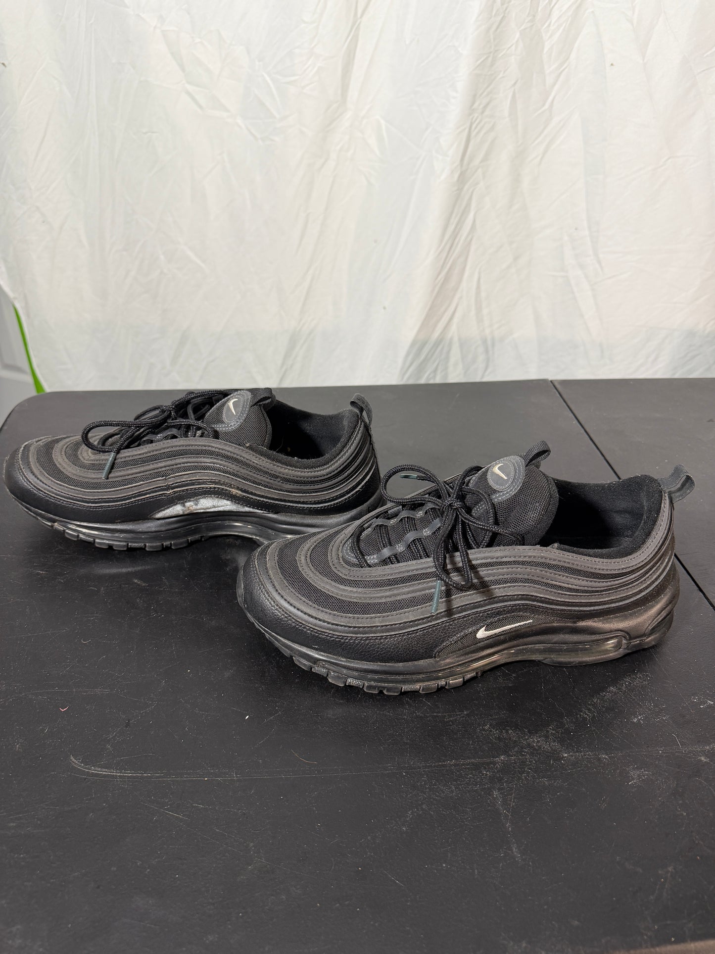 Nike Air Max 97 Triple Black Athletic Shoes Size 11 - photo 2