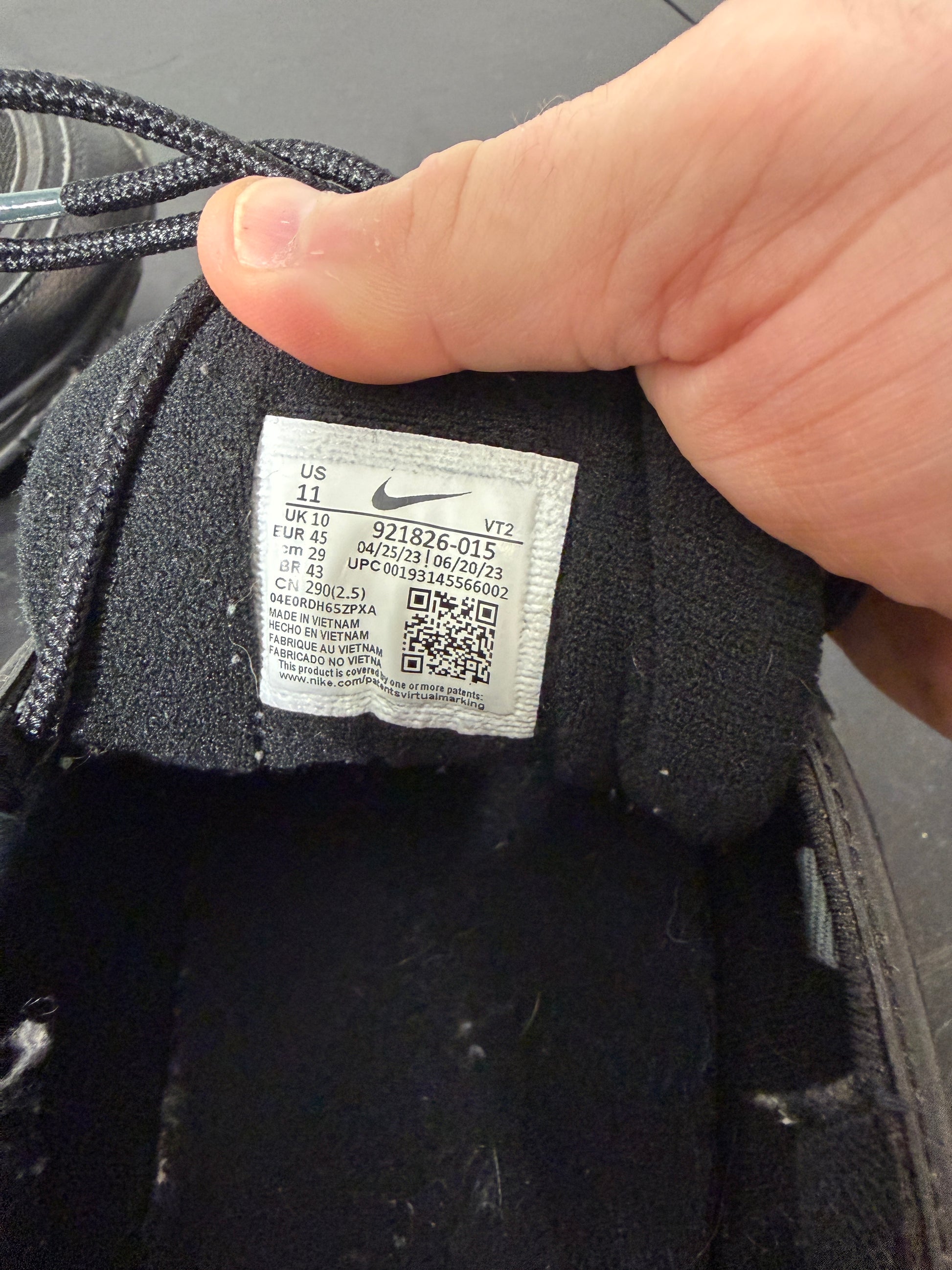 Nike Air Max 97 Triple Black Athletic Shoes Size 11 - photo 4