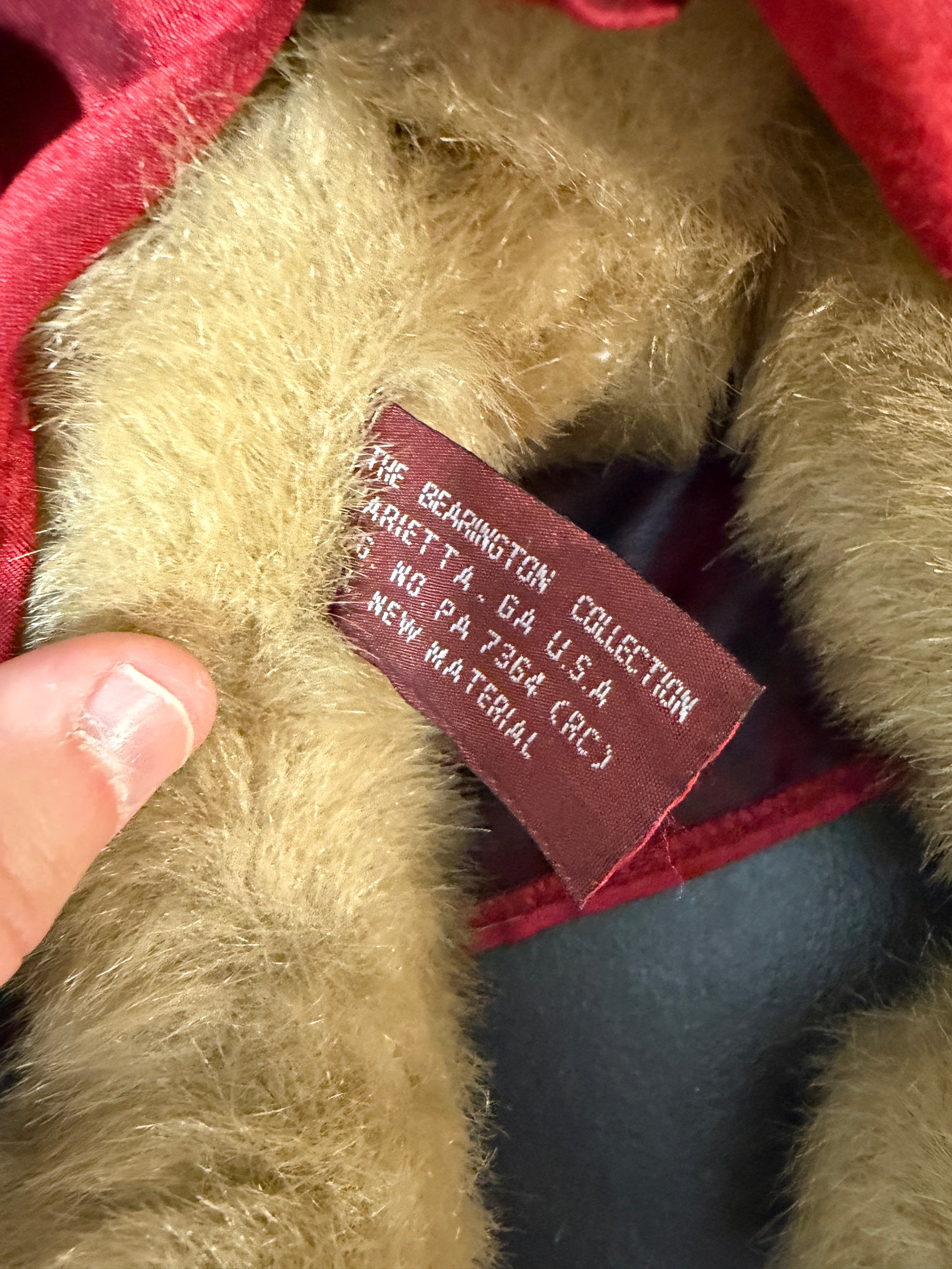 Bearington Collection Valerie Valentine Plush Teddy Bear - photo 3