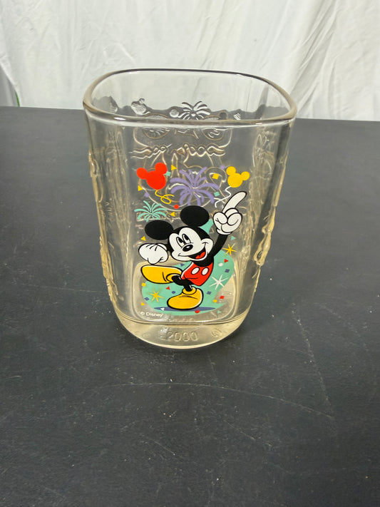 Disney 2000 Mickey Mouse Commemorative Glass by McDonald's