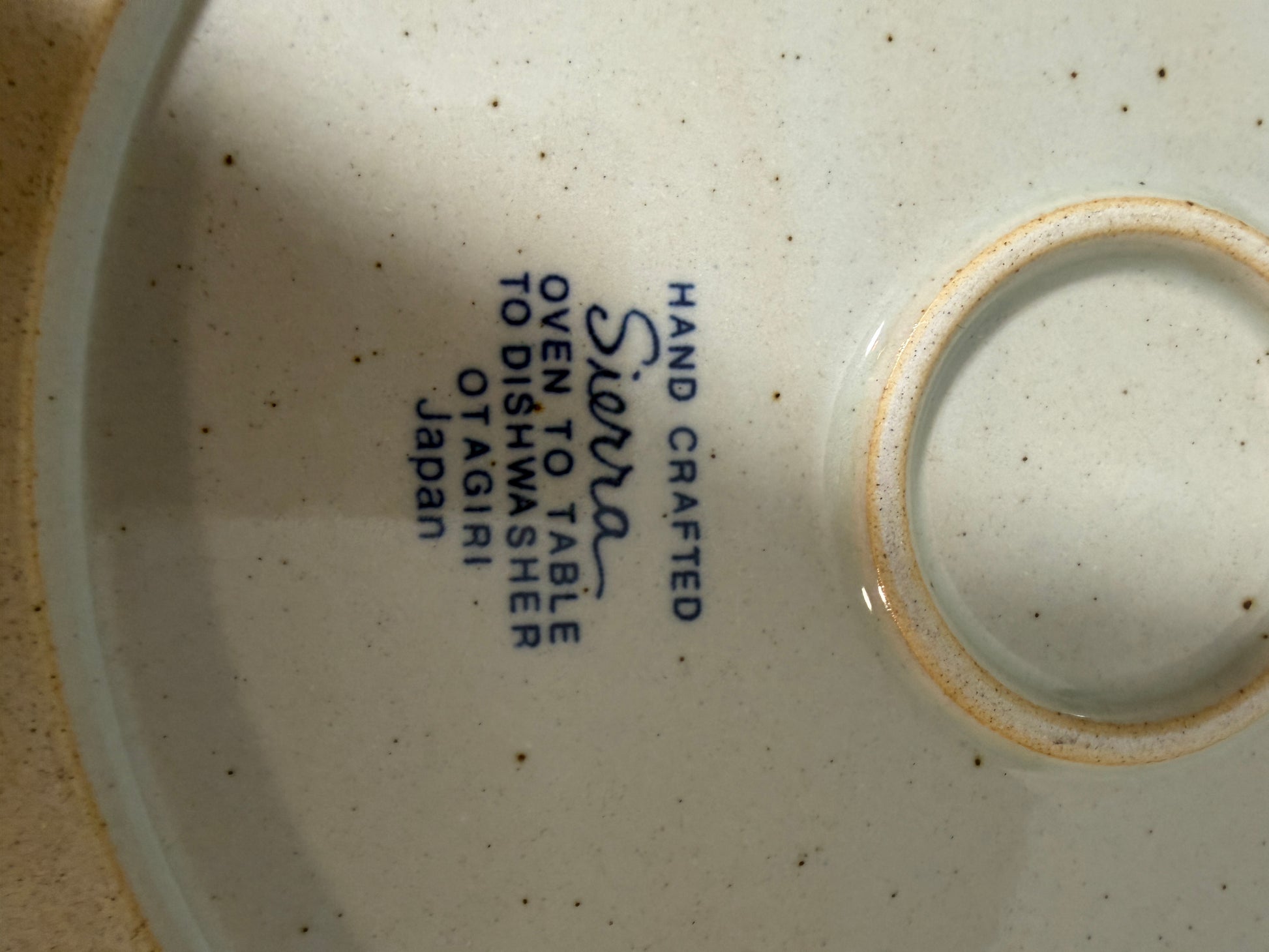 Otagiri Sierra Handcrafted Stoneware Plate Japan 10.5 - photo 4