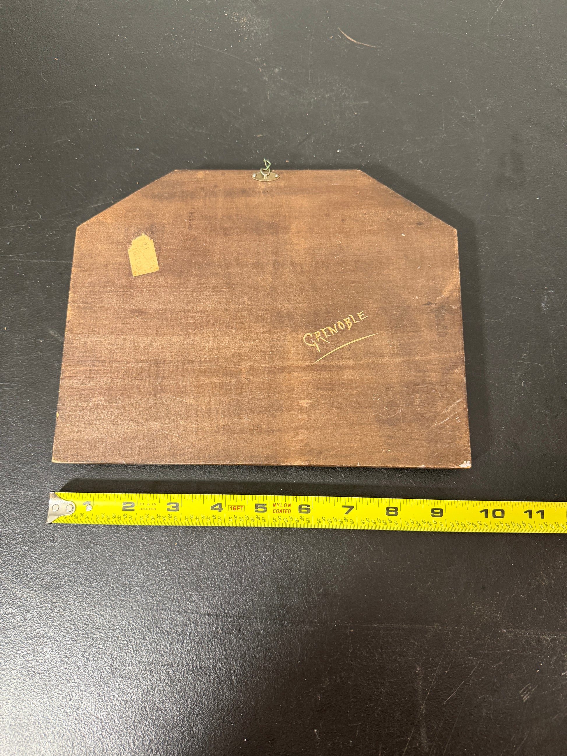 Grenoble Wood Wall Plaque - Black Forest Cabin Landscape - photo 4