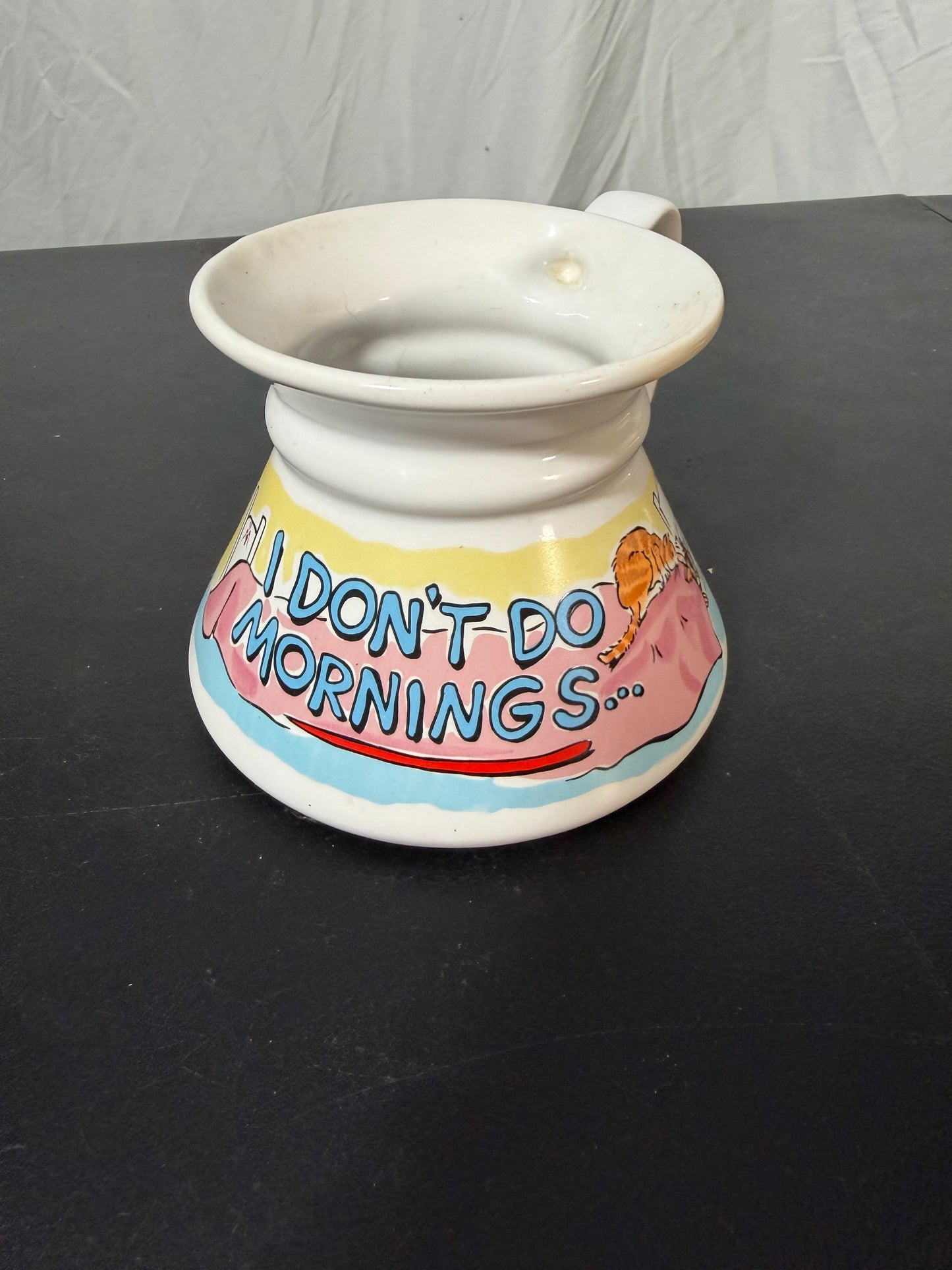 Russ Berrie Vintage Coffee Mug Featuring Schneider Cartoon