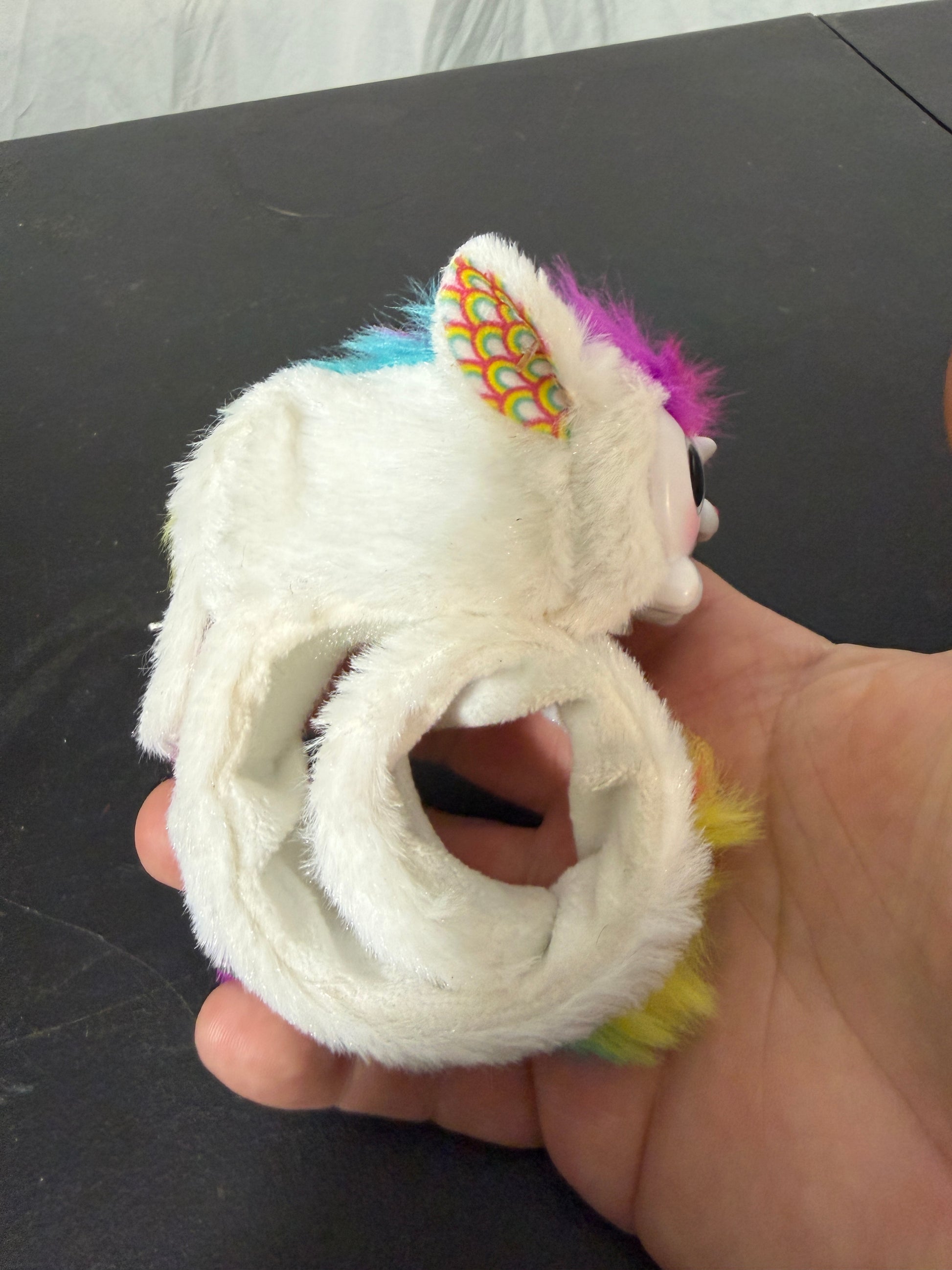 Little Live Pets Wrapples Interactive Toy White Furry Body with Pink Hair - photo 2