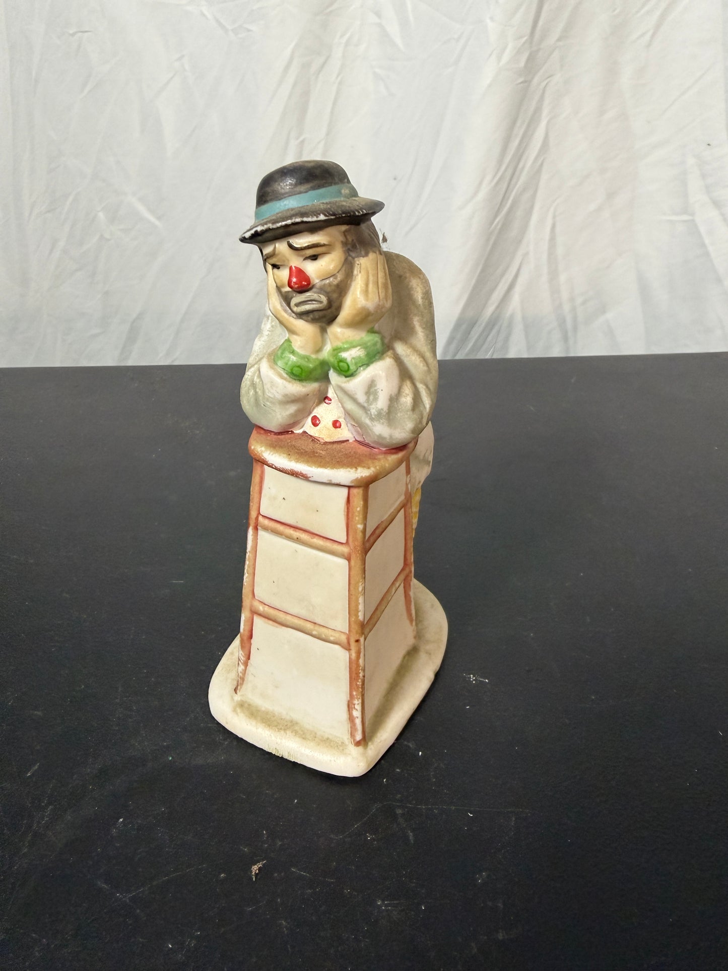Flambro Emmett Kelly Jr. 'Why Me?' Weary Willie Figurine