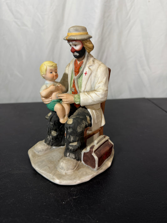 Flambro Emmett Kelly Jr. Collection Doctor Porcelain Figurine
