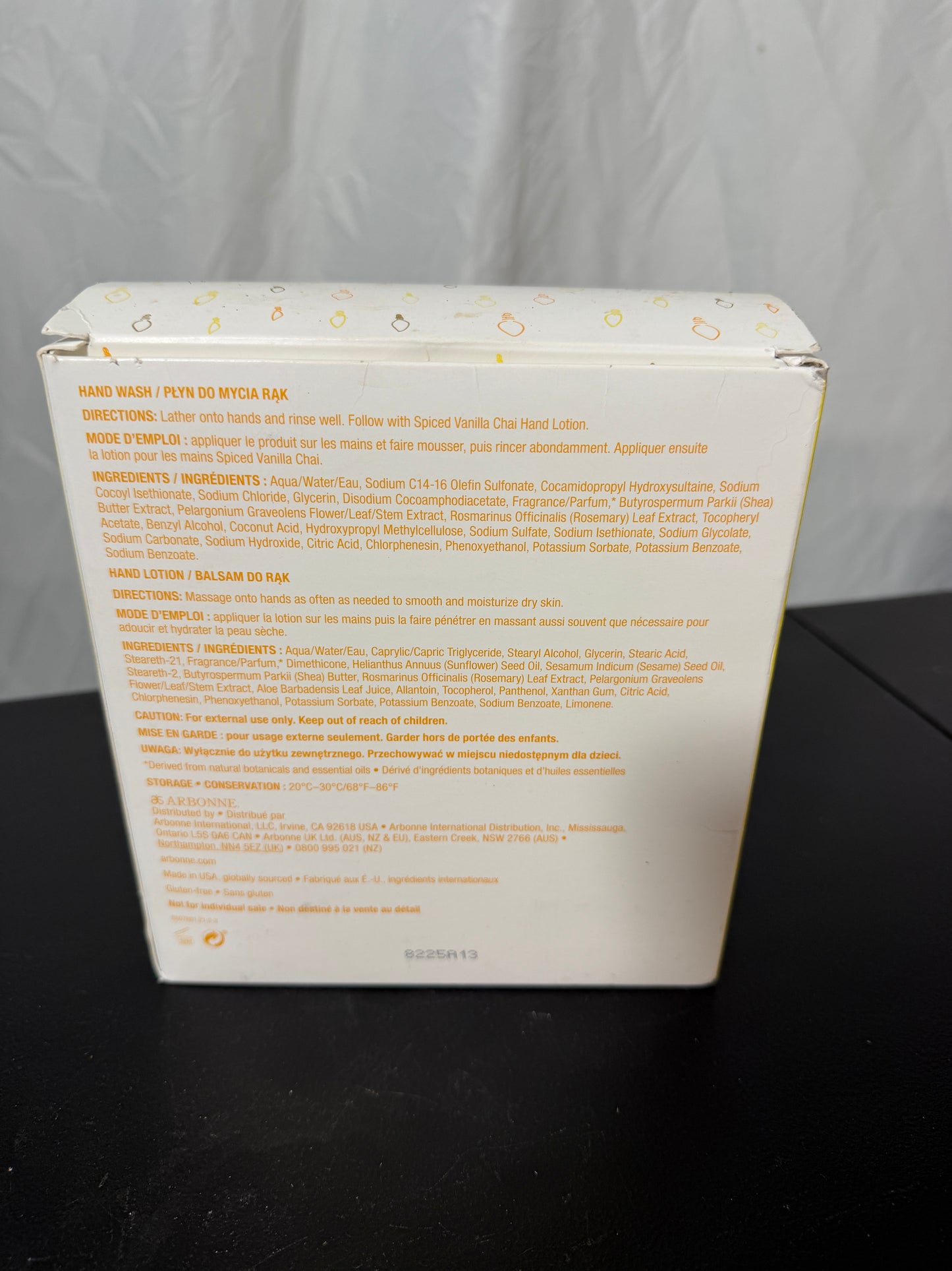 Arbonne Spiced Vanilla Chai Hand Care Duo Set 12 fl. oz. Hand Wash & Lotion - photo 3