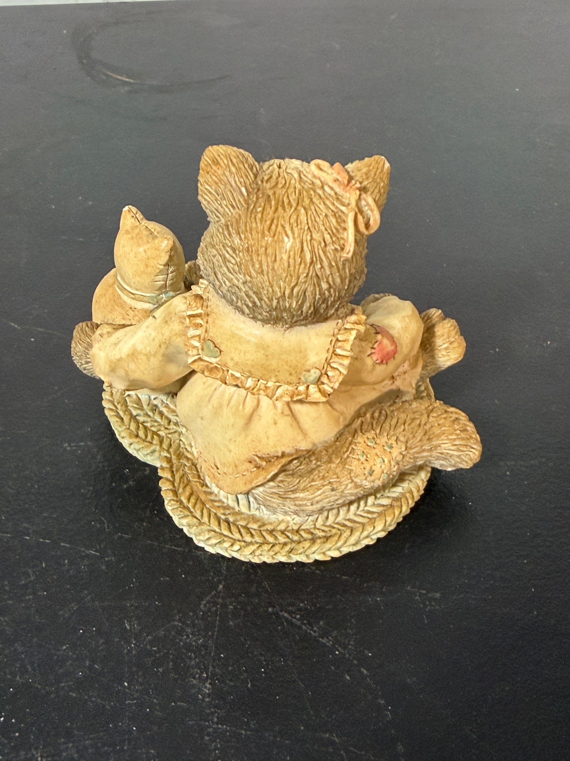 Priscilla Hillman Licensee Enesco Corporation Calico Kittens Ceramic Figurine - photo 3