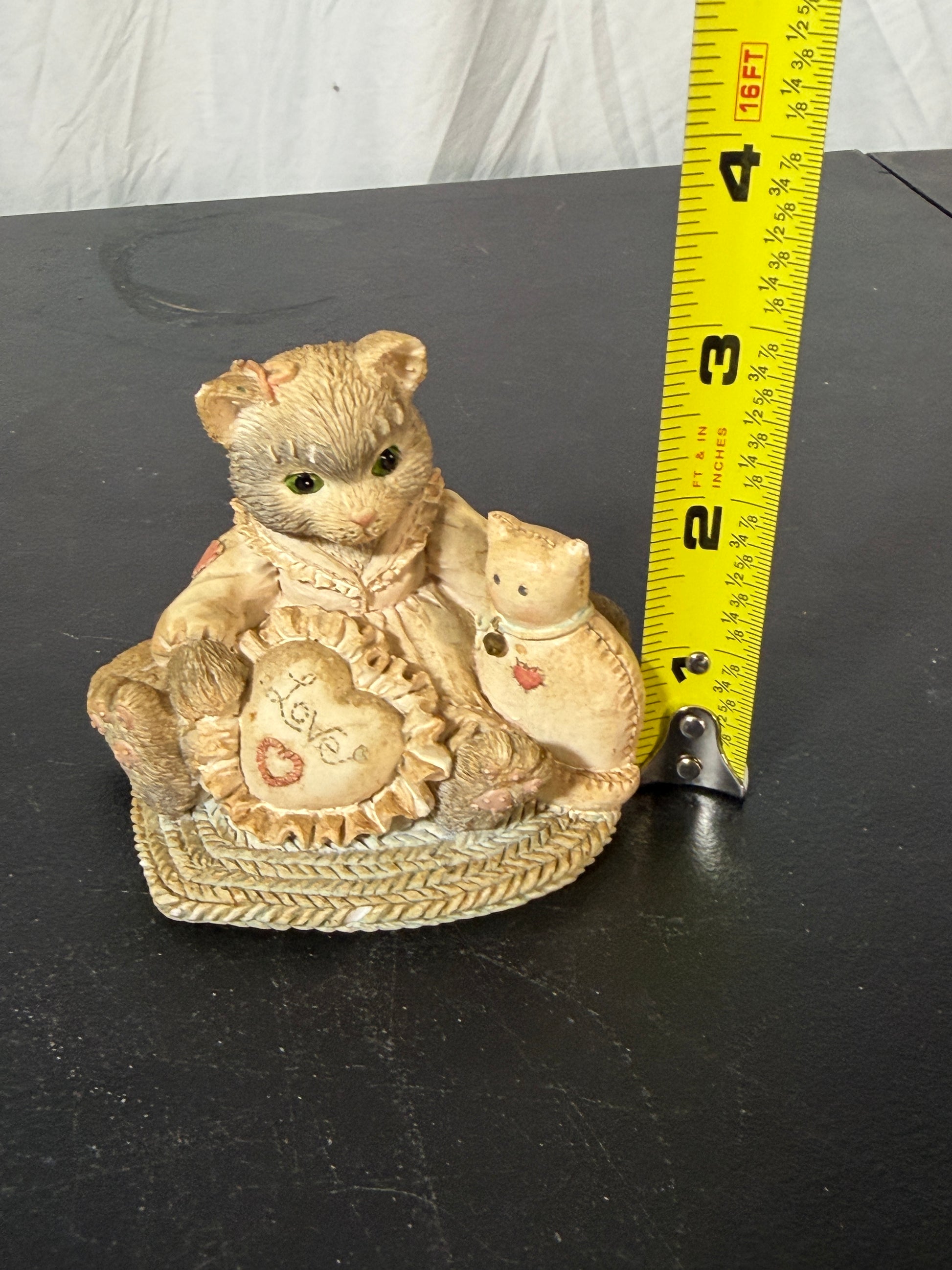 Priscilla Hillman Licensee Enesco Corporation Calico Kittens Ceramic Figurine - photo 5