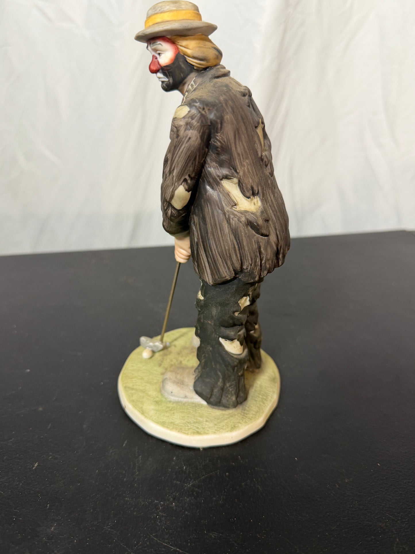 Emmett Kelly Jr. Golfer Hobo Clown Figurine Flambro Collection - photo 2