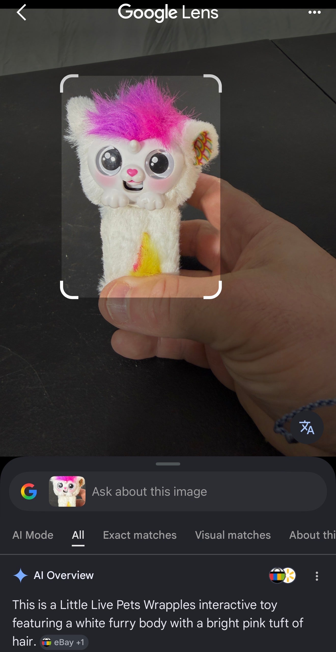 Little Live Pets Wrapples Interactive Toy White Furry Body with Pink Hair - photo 5