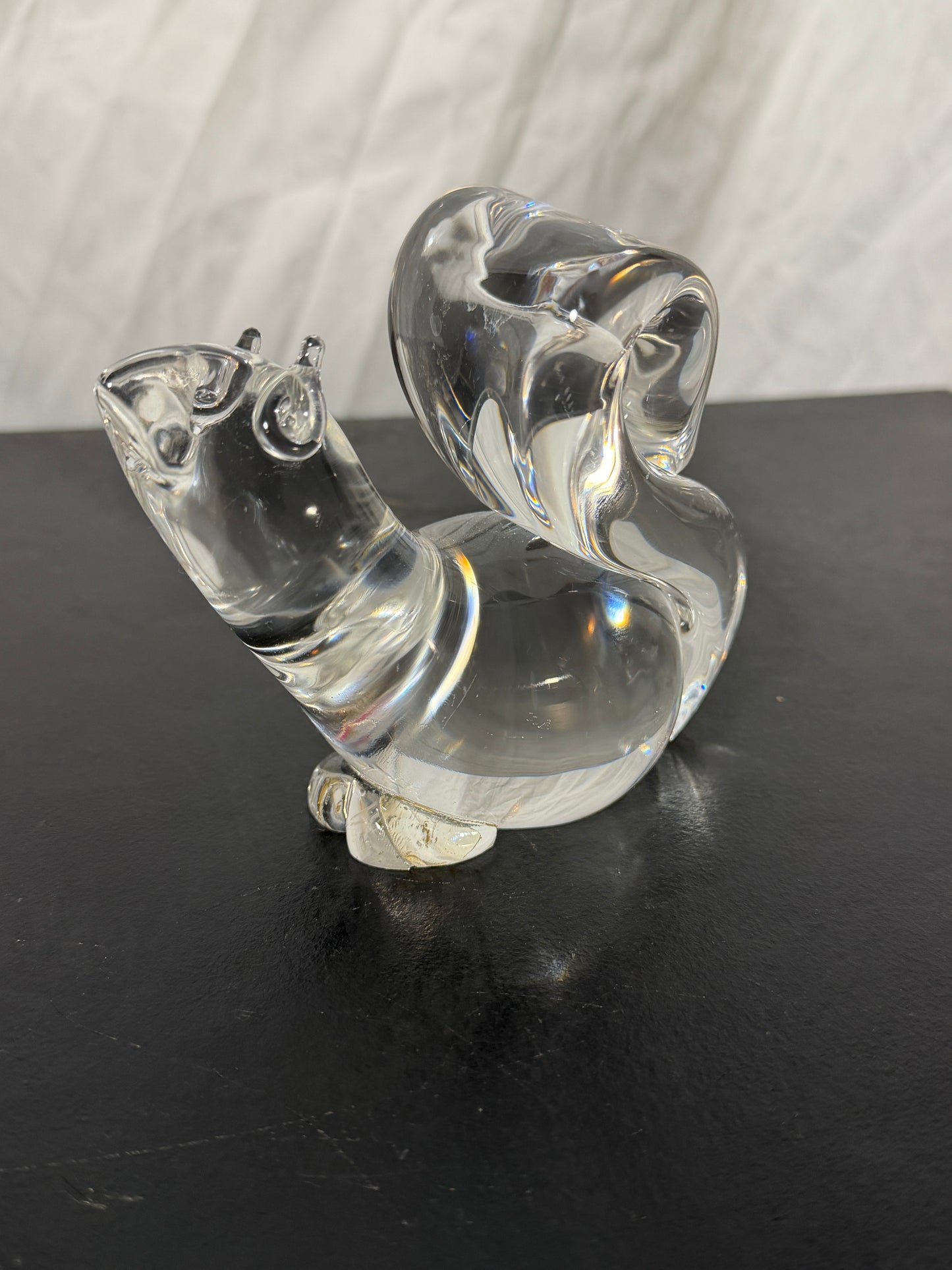 Lloyd Adkins Squirrel Glass Sculpture - photo 2