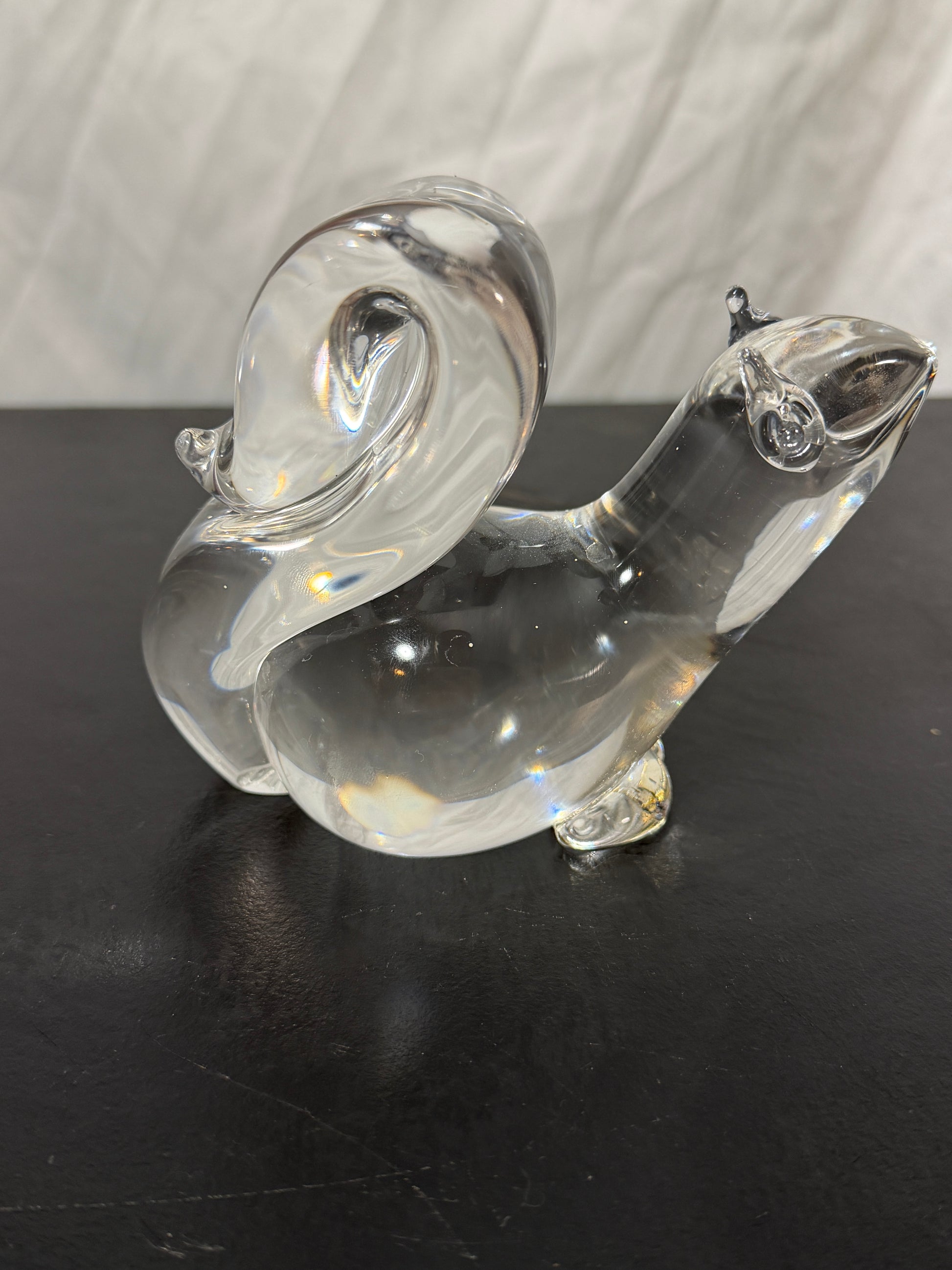 Lloyd Adkins Squirrel Glass Sculpture - photo 4