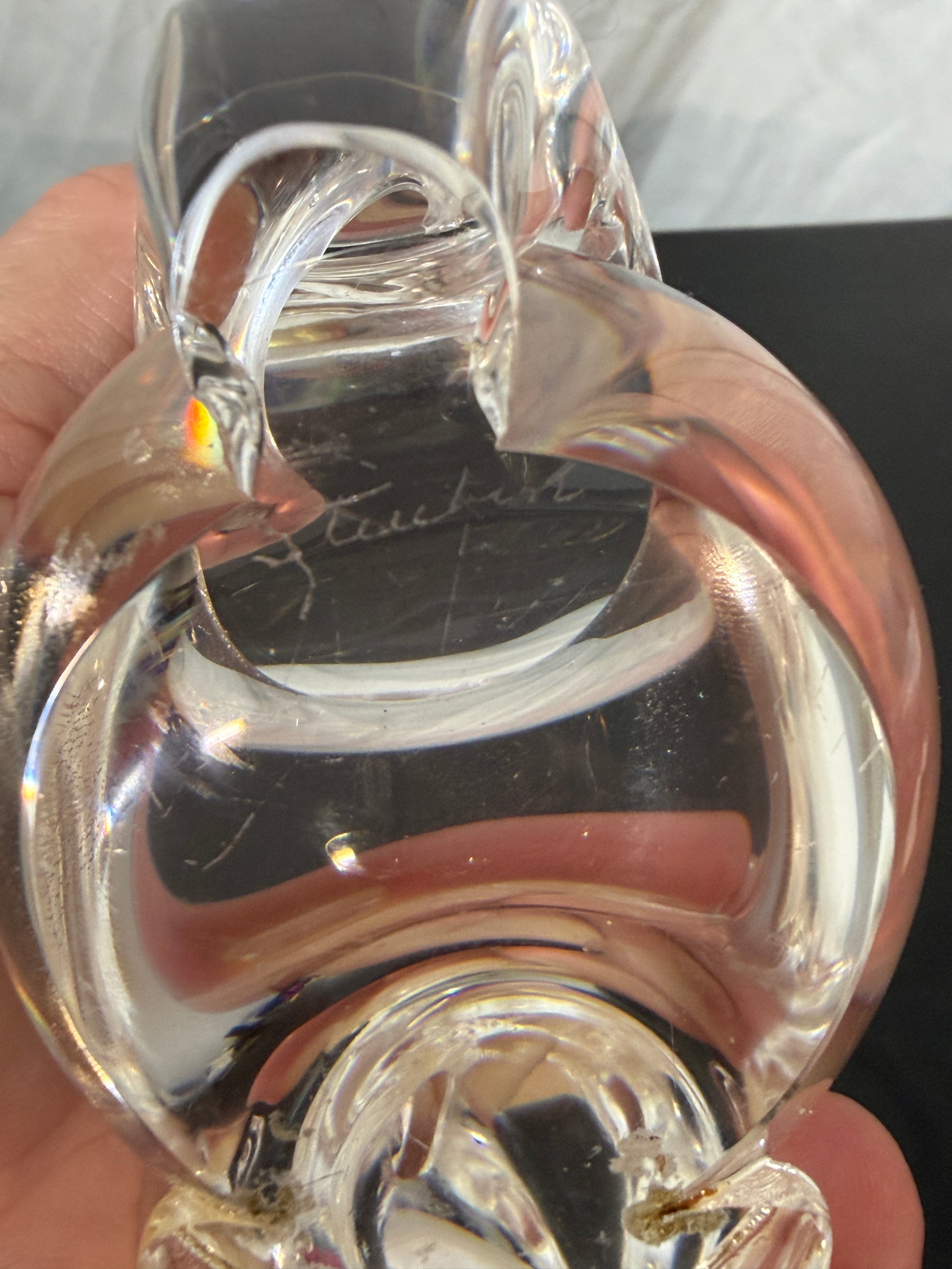Lloyd Adkins Squirrel Glass Sculpture - photo 6