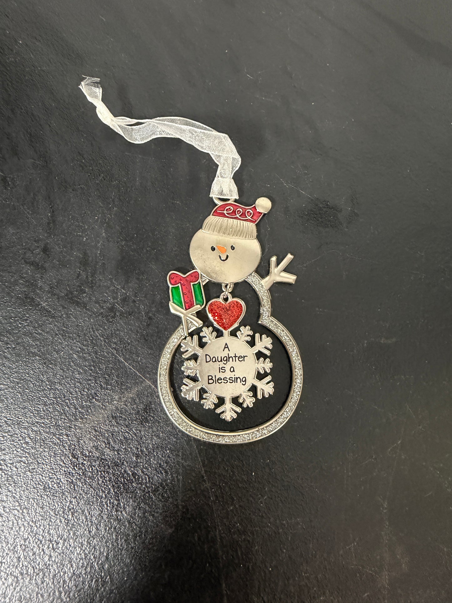 Ganz Christmas Snowman Ornament Daughter Is a Blessing