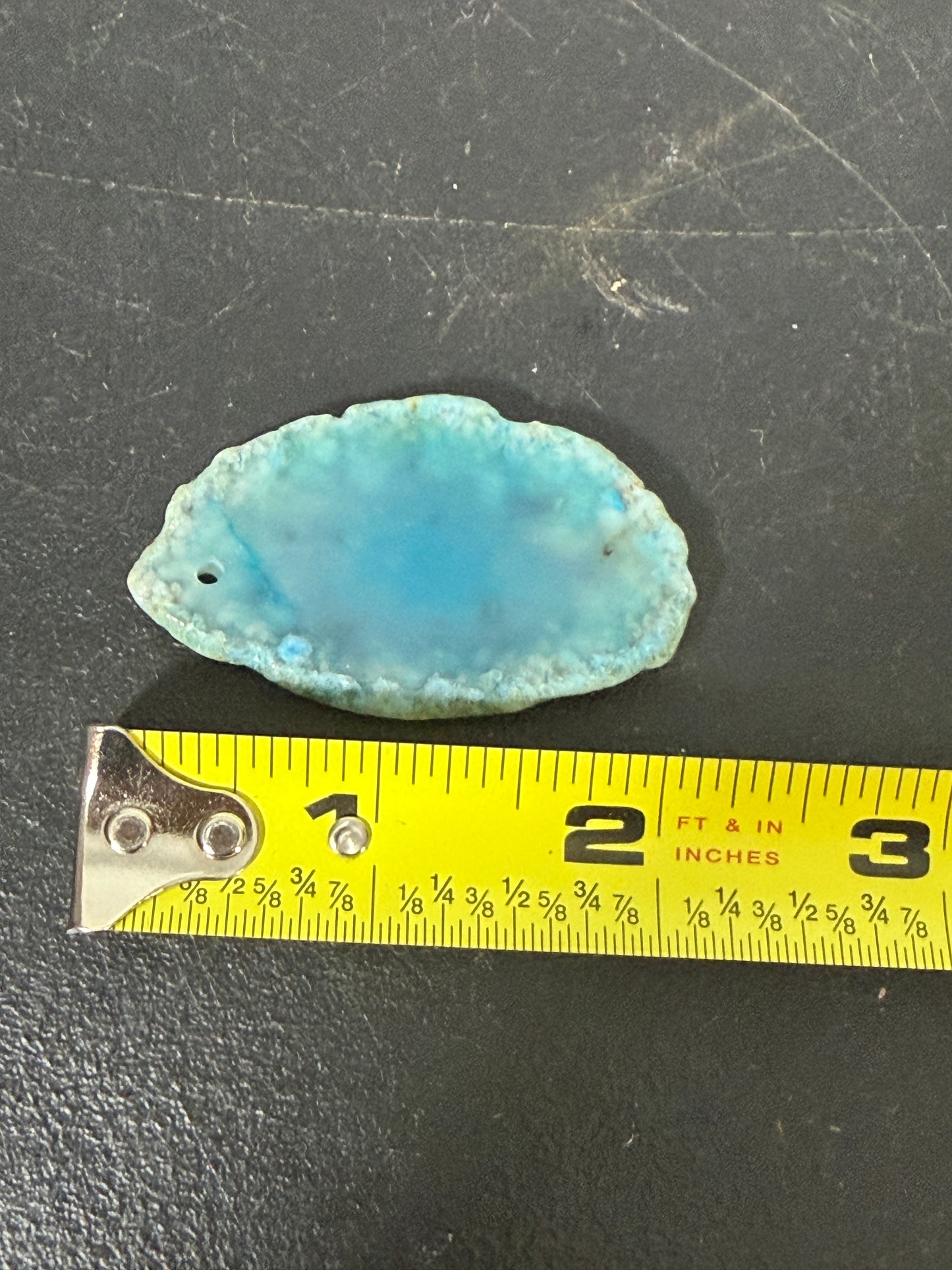 Polished Blue Pectolite Slab Larimar Gemstone Slab - photo 3
