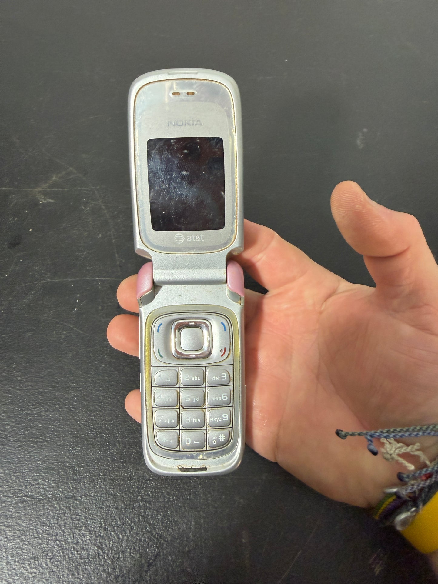 Nokia 6085 Pink Flip Phone AT&T - photo 2