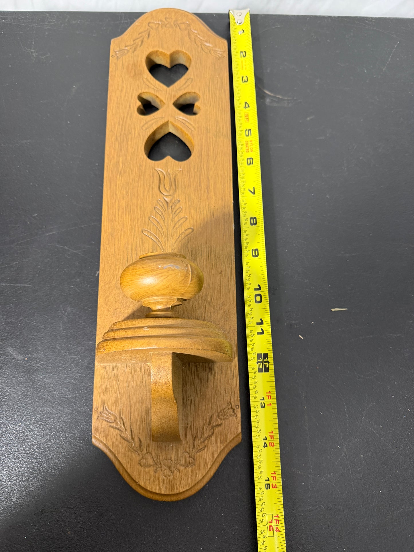 Vintage Burwood Prod. Co Wall Candle Holder with Heart Design - photo 4
