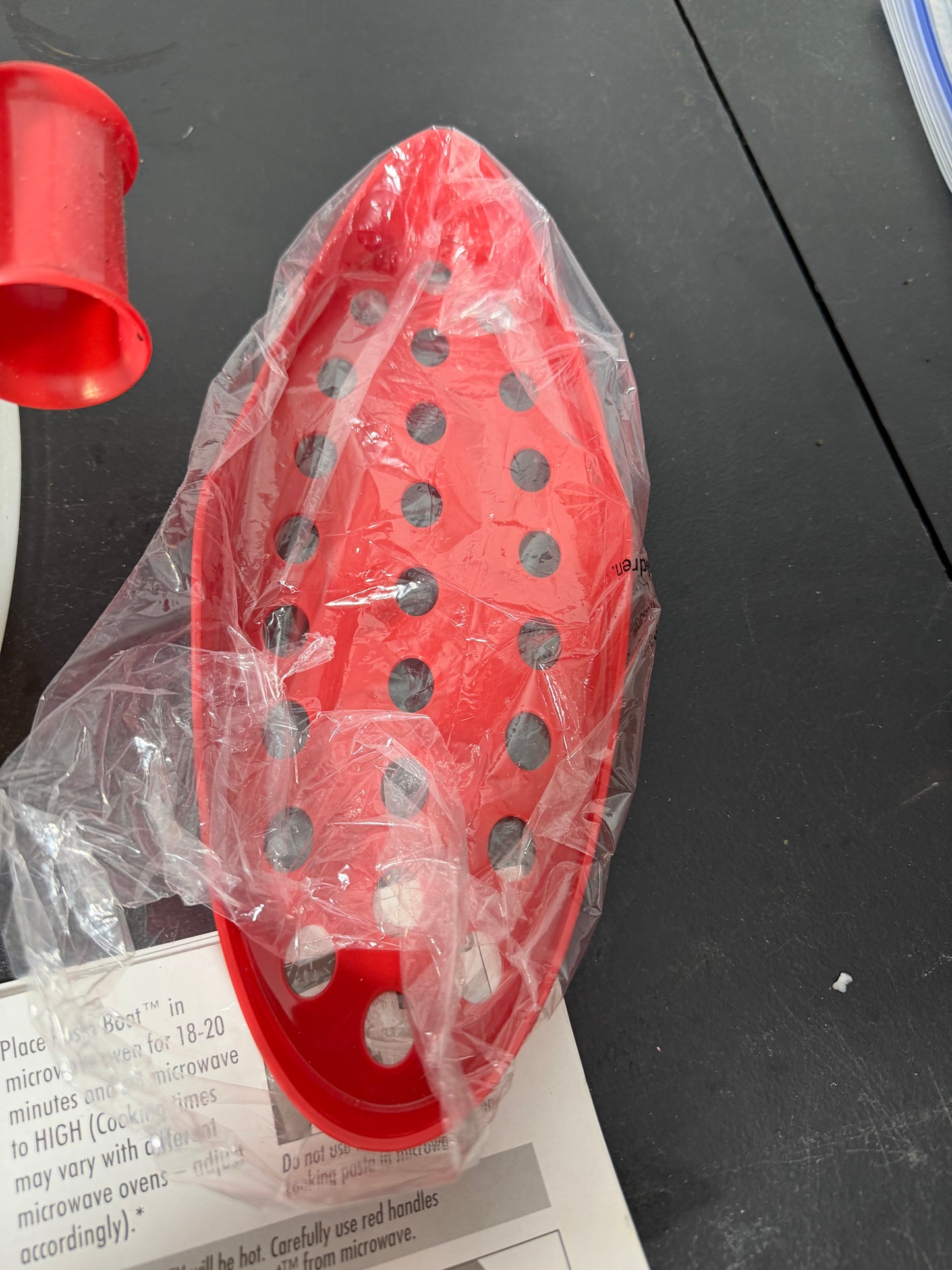 As Seen On TV Pasta Boat Microwave Pasta Cooker with Lid and Instructions - photo 3